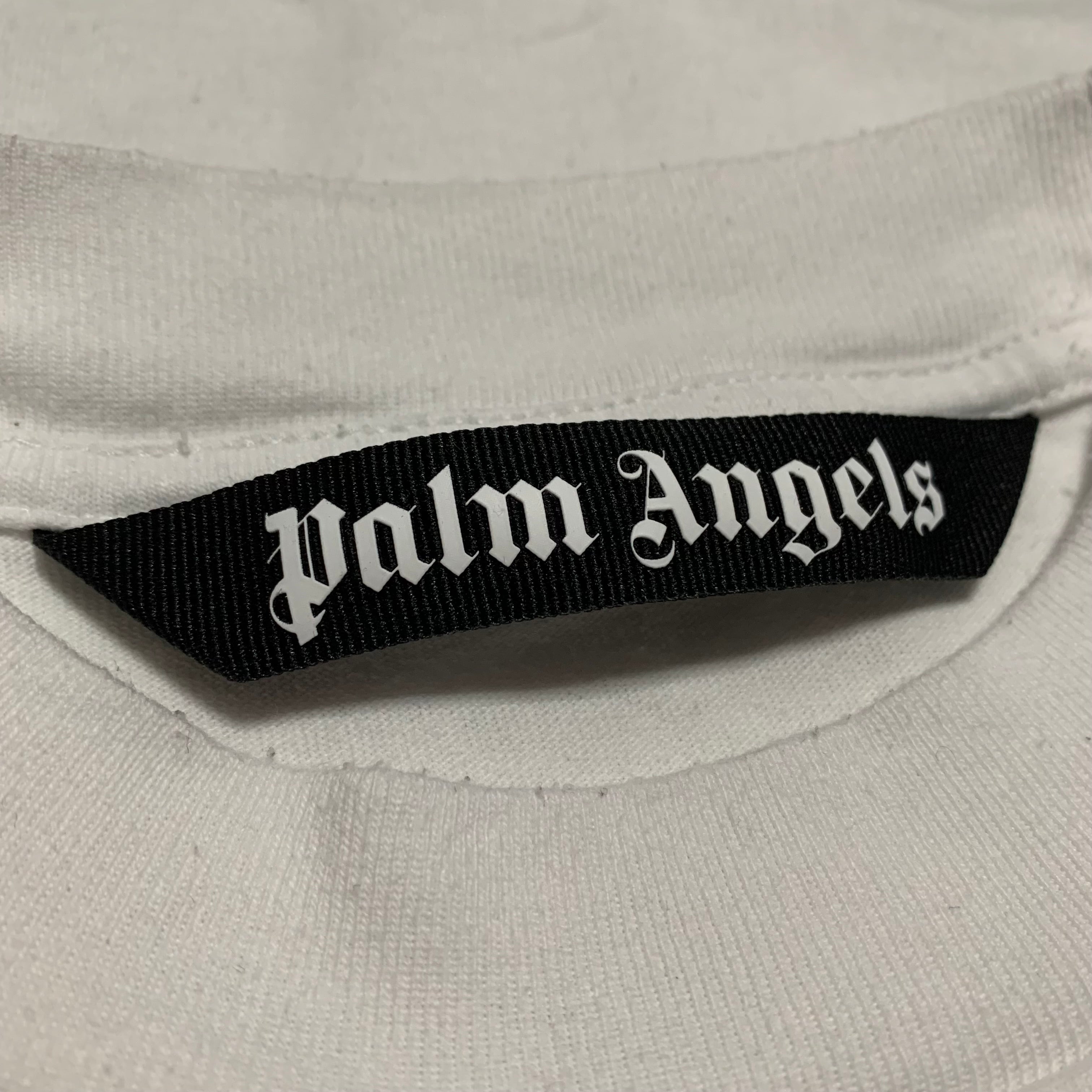 Palm Angels Medium Tokyo Sprayed White Tee