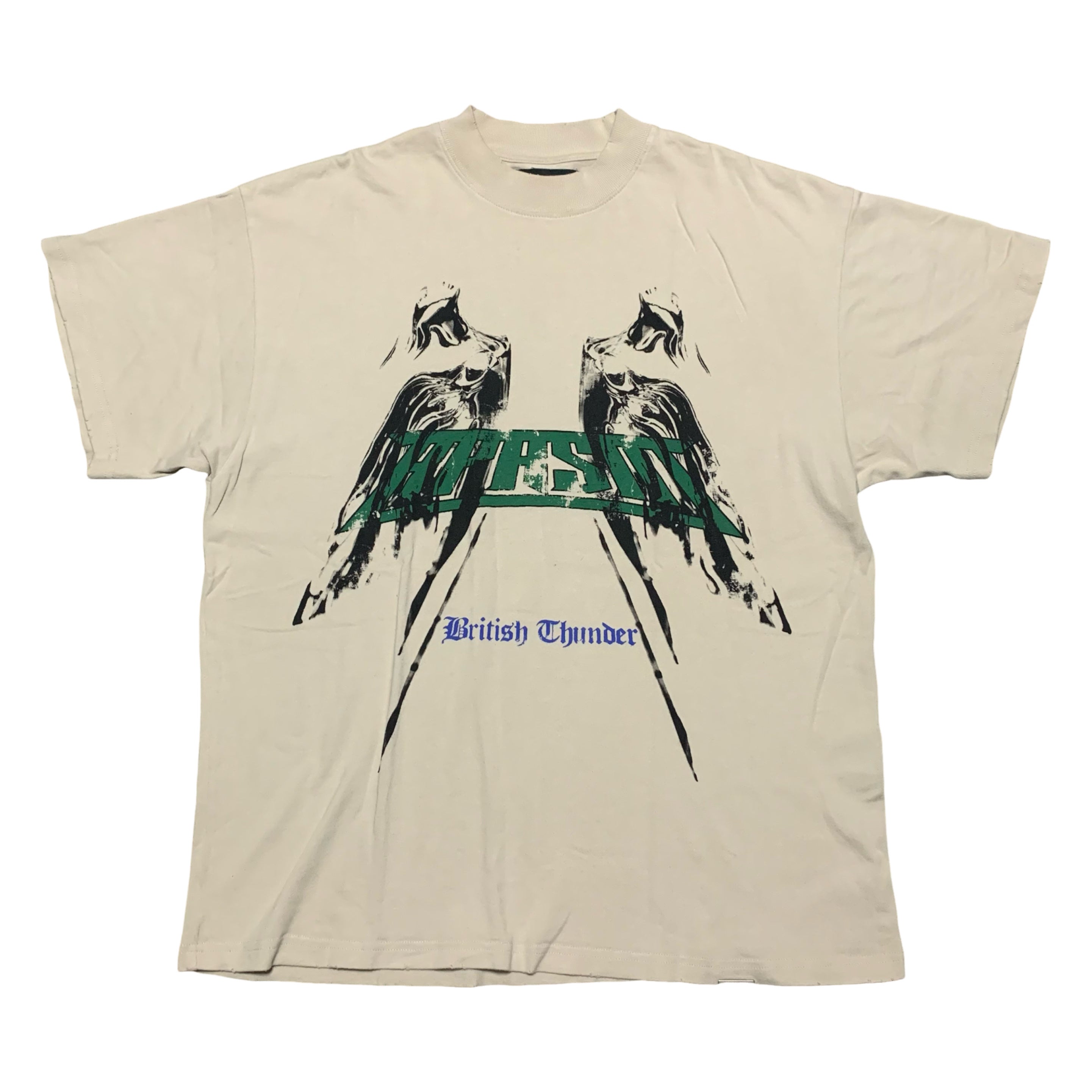 Represent Small British Thunder Vintage White Tee
