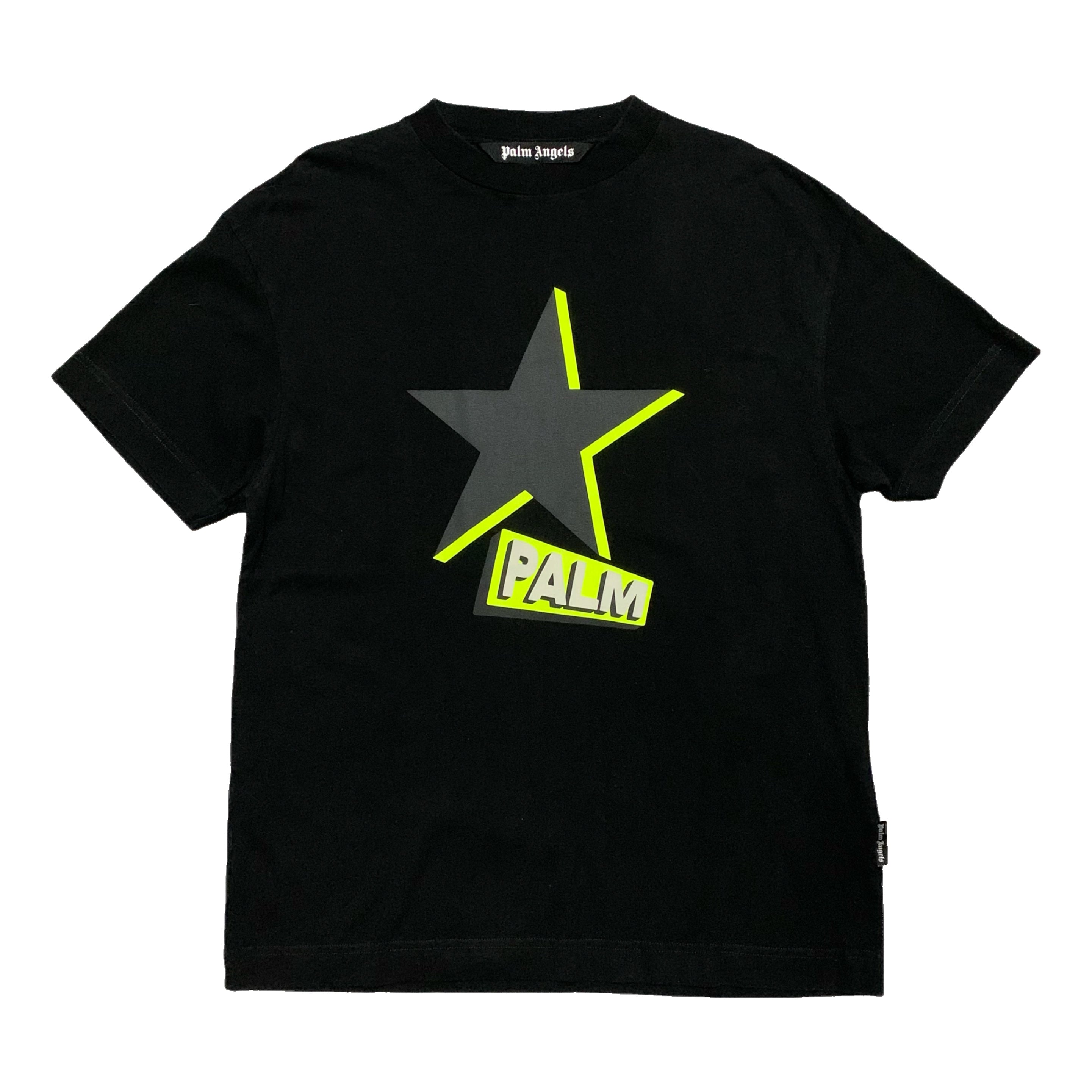 Palm Angels Medium Rockstar Star Black Tee