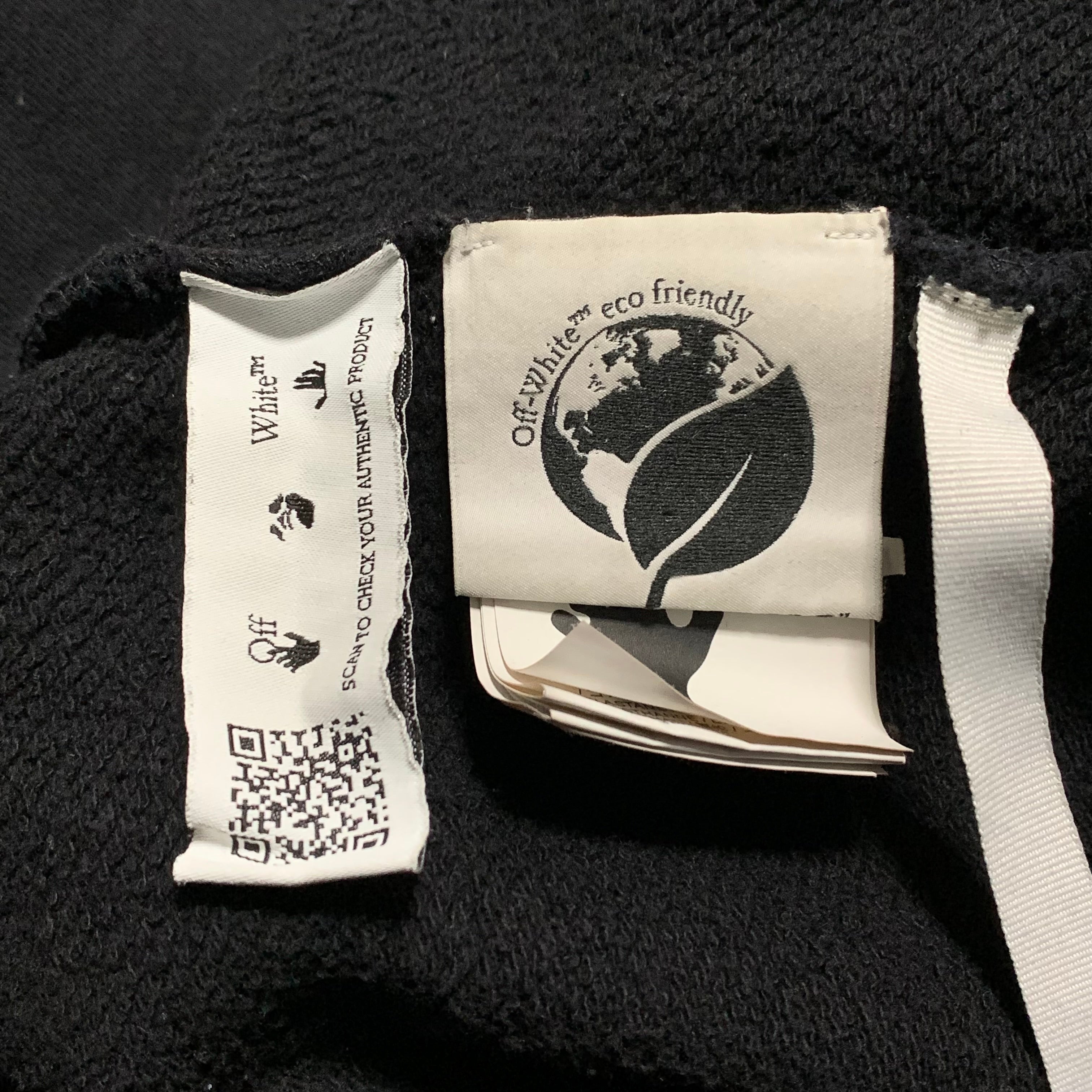 Off White Small Gradient Arrows Black Sweatshirt Crewneck Virgil Abloh