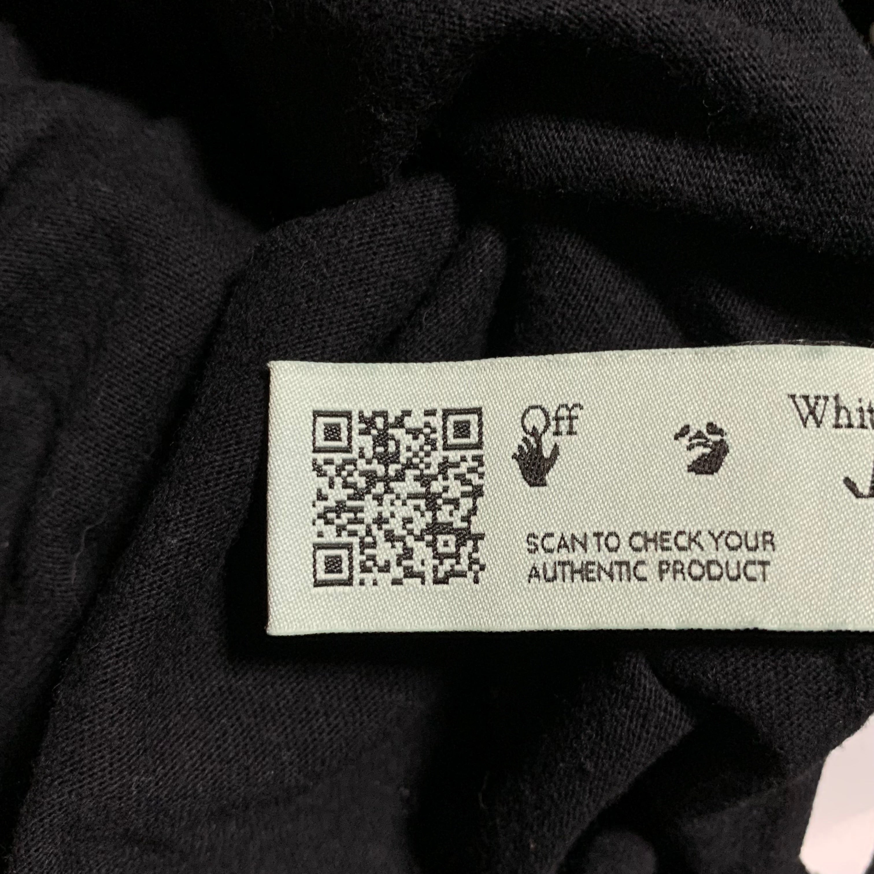 Off White Small Tee Caravaggio Arrows Black T-Shirt Virgil Abloh