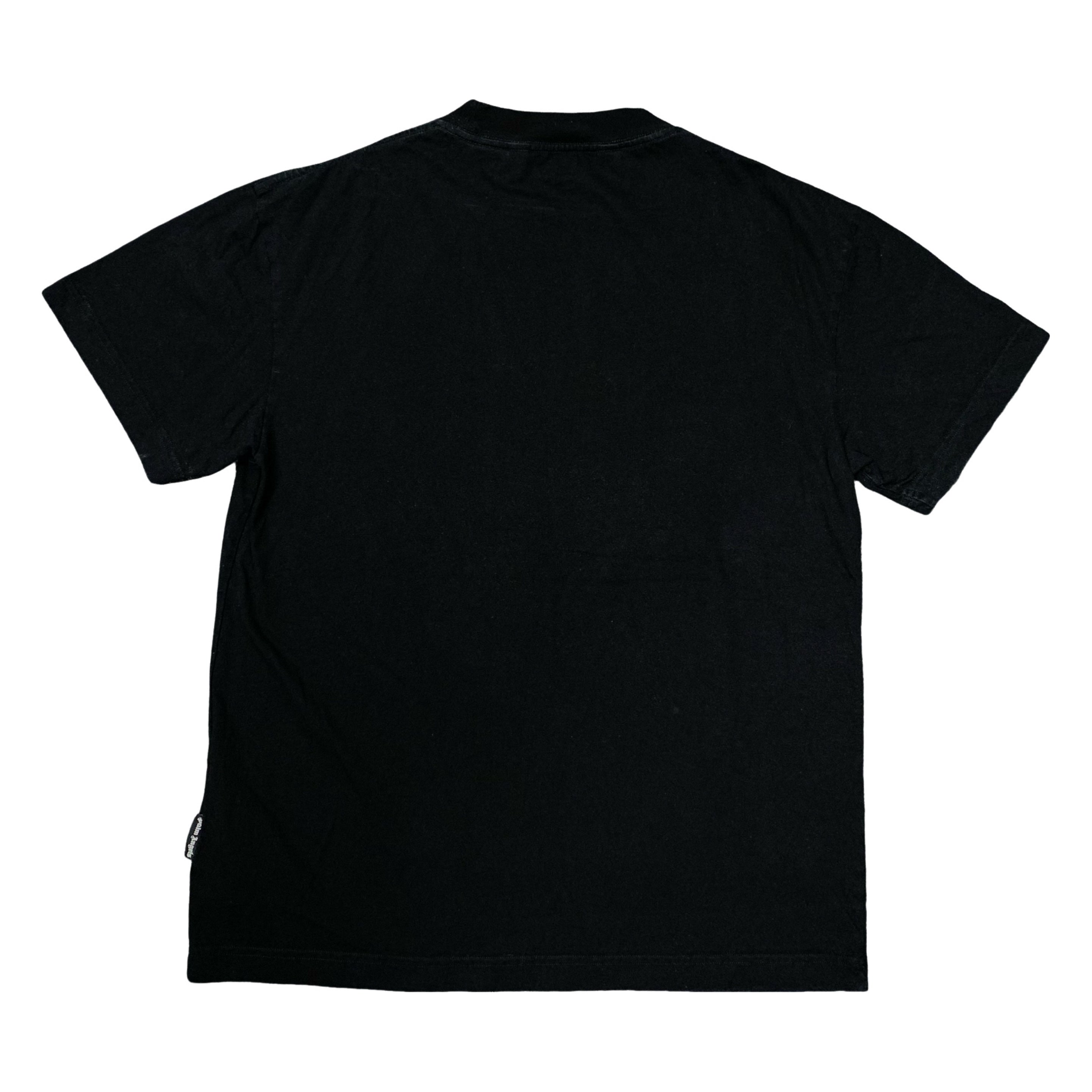 Palm Angels Large Tee Greetings From California Classic Black T-Shirt