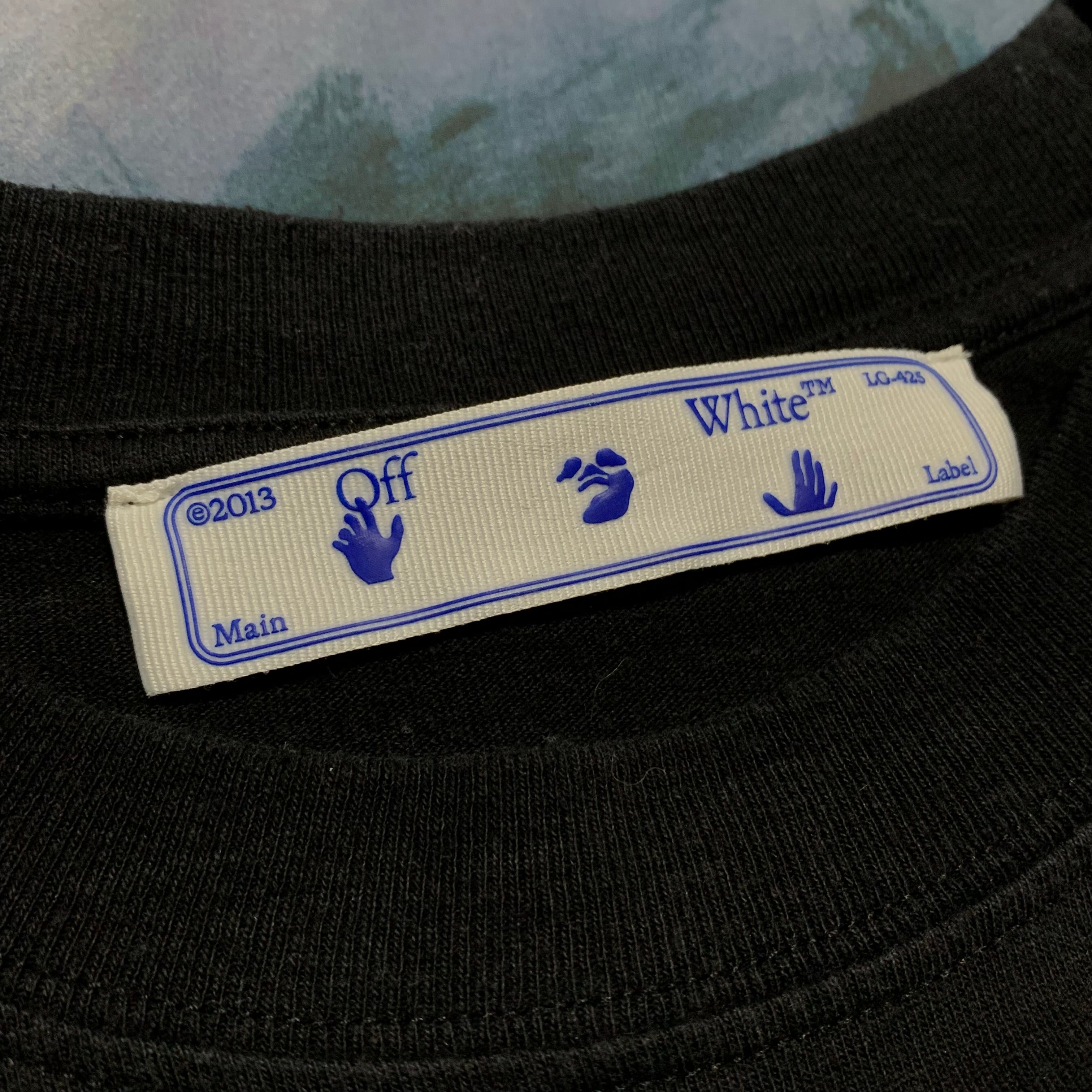 Off White Small Liquid Mirko Black Tee Virgil Abloh