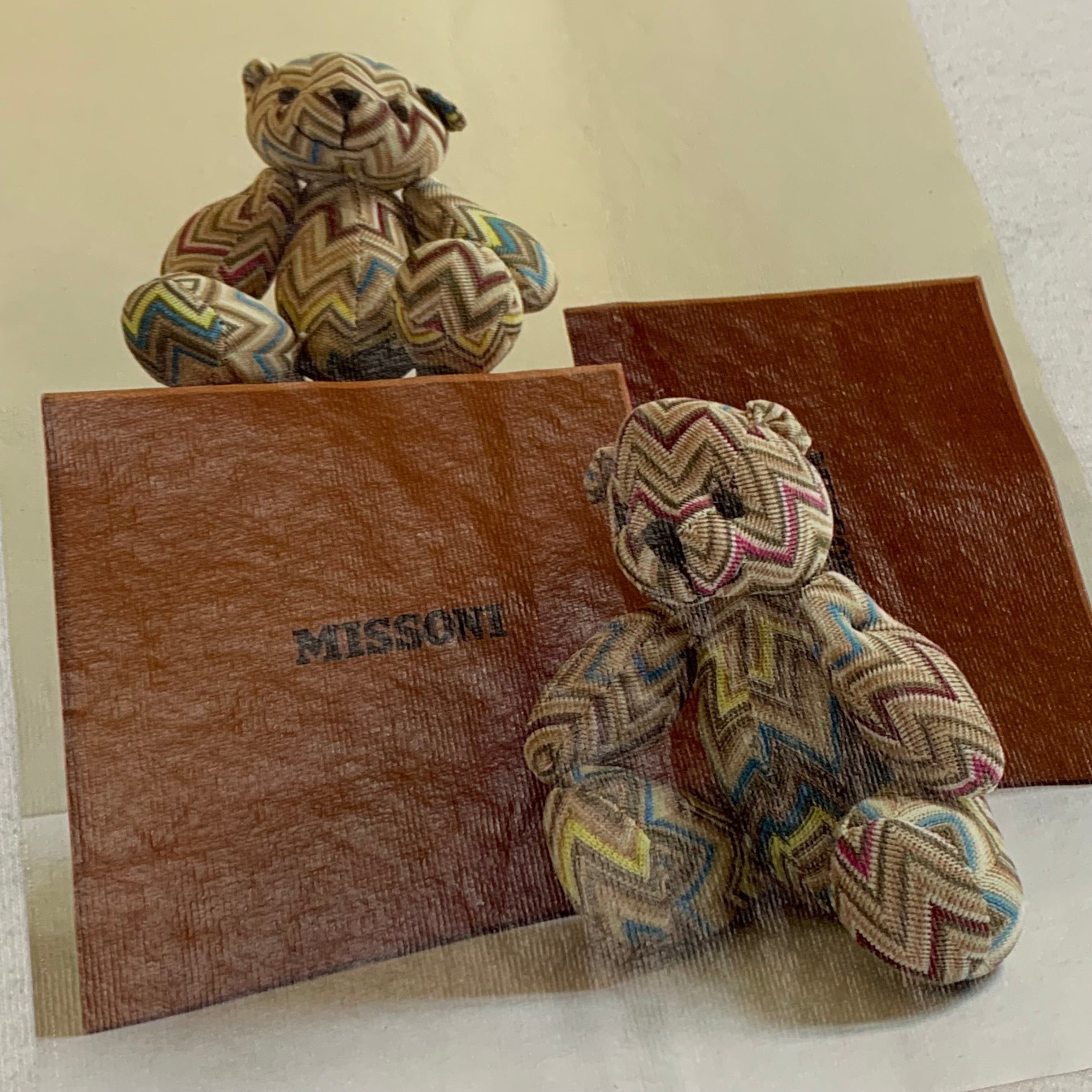 Palm Angels Medium Missoni Bear White Tee