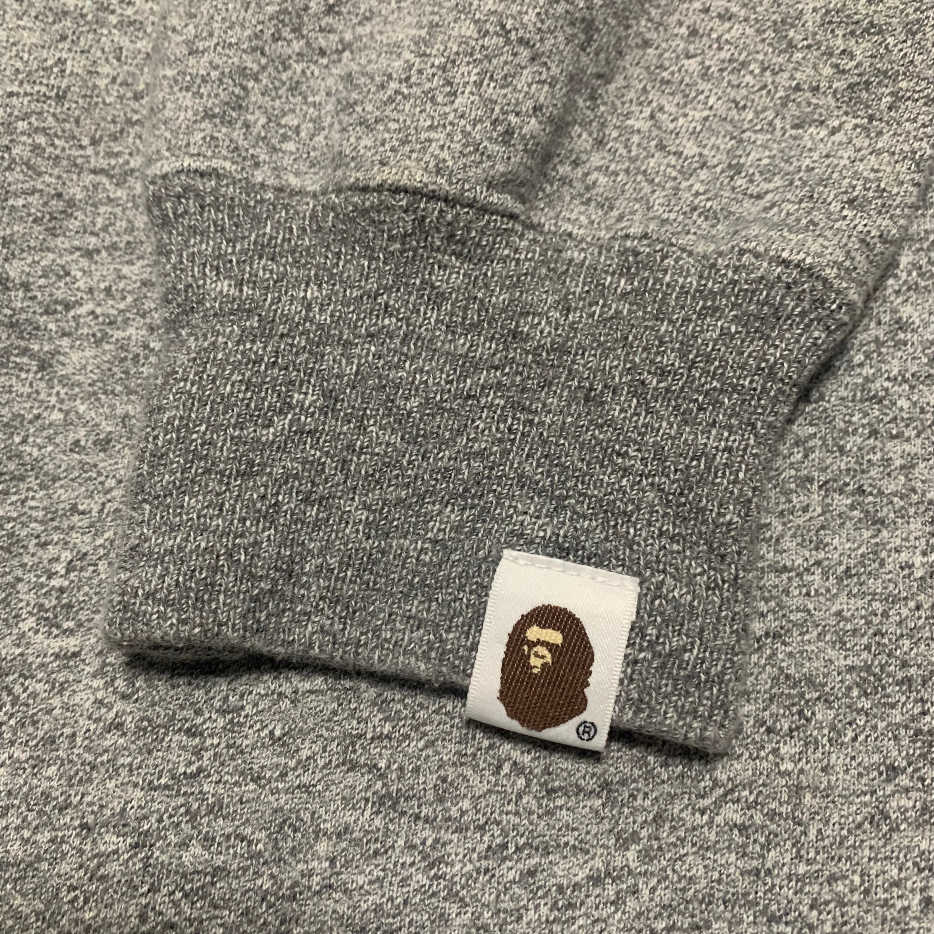 Bape Small Grey Sweatshirt Crewneck A Bathing Ape