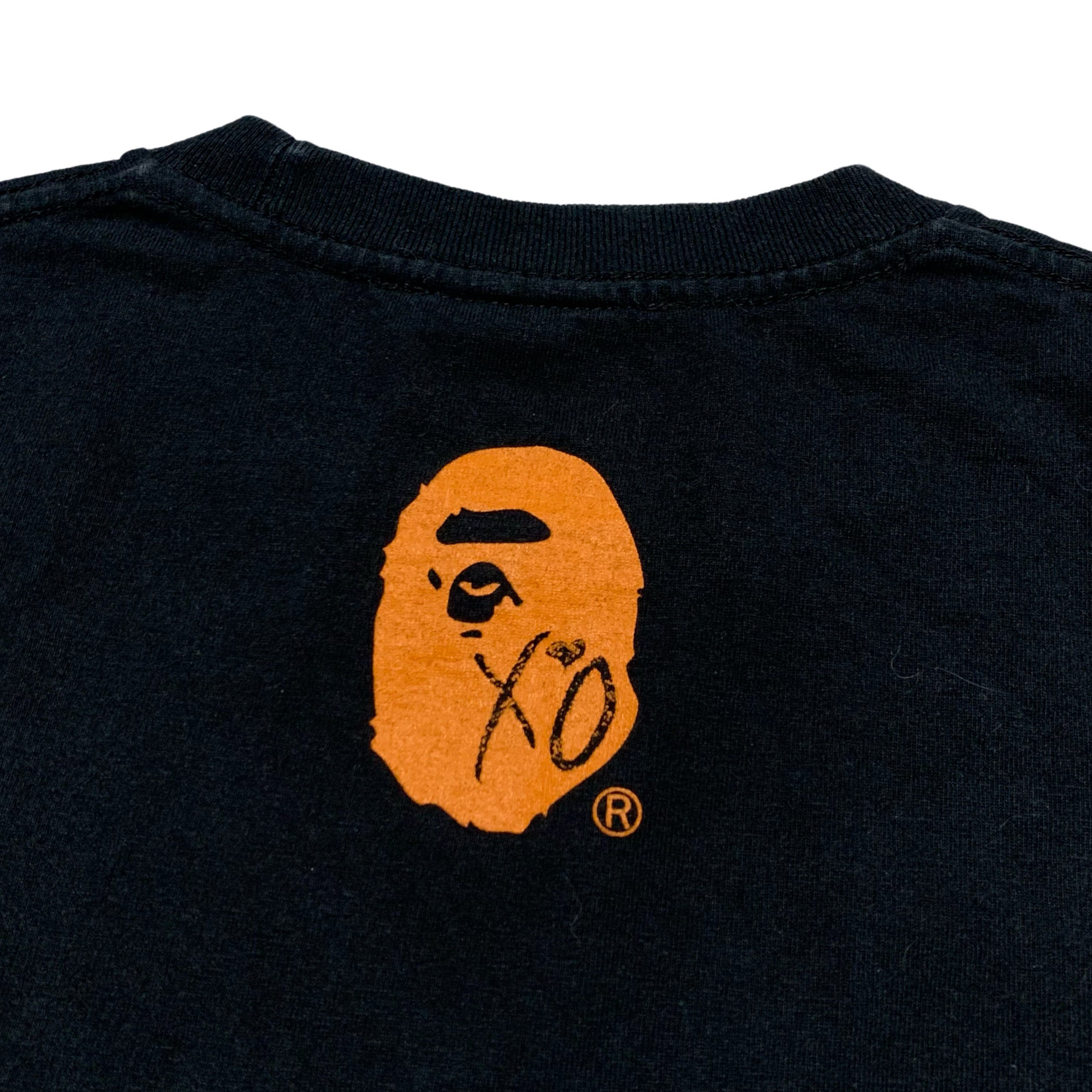 Bape Small XO Busy Works Black Tee 'The Weekend'