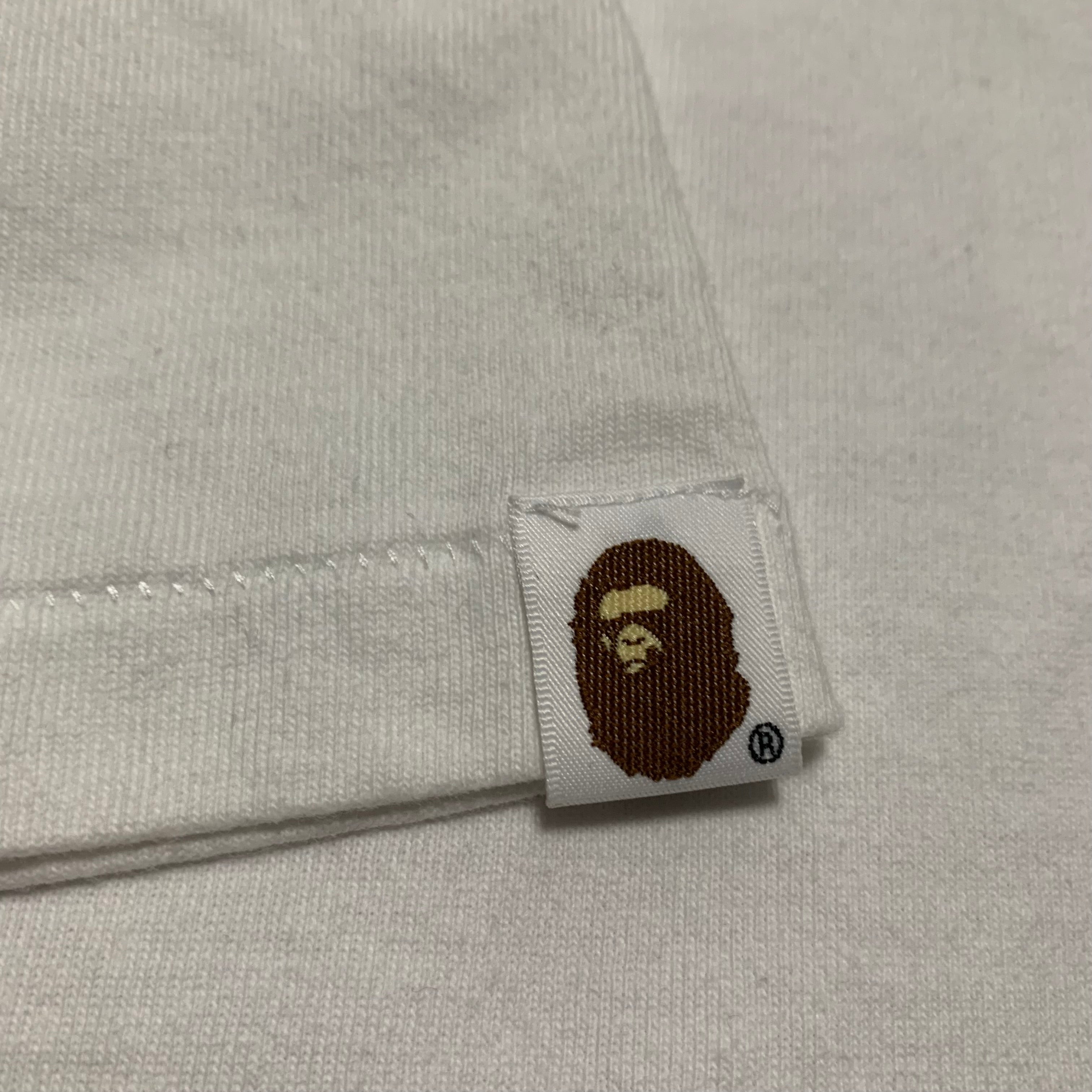 Bape Medium Graphic Camo White Tee A Bathing Ape