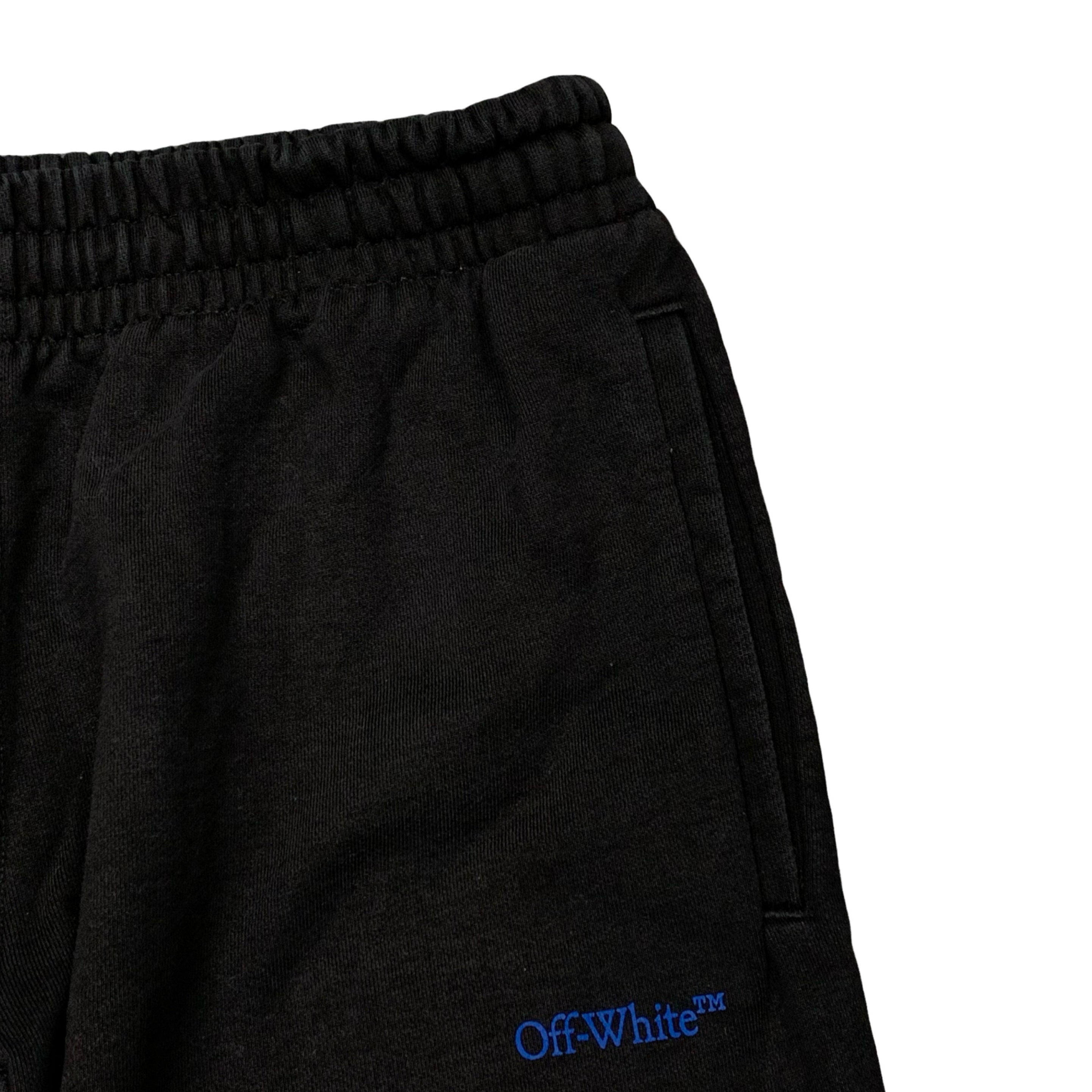 Off White Small Bottoms Arrows Graphic Black Sweatpants Bottoms Virgil Abloh