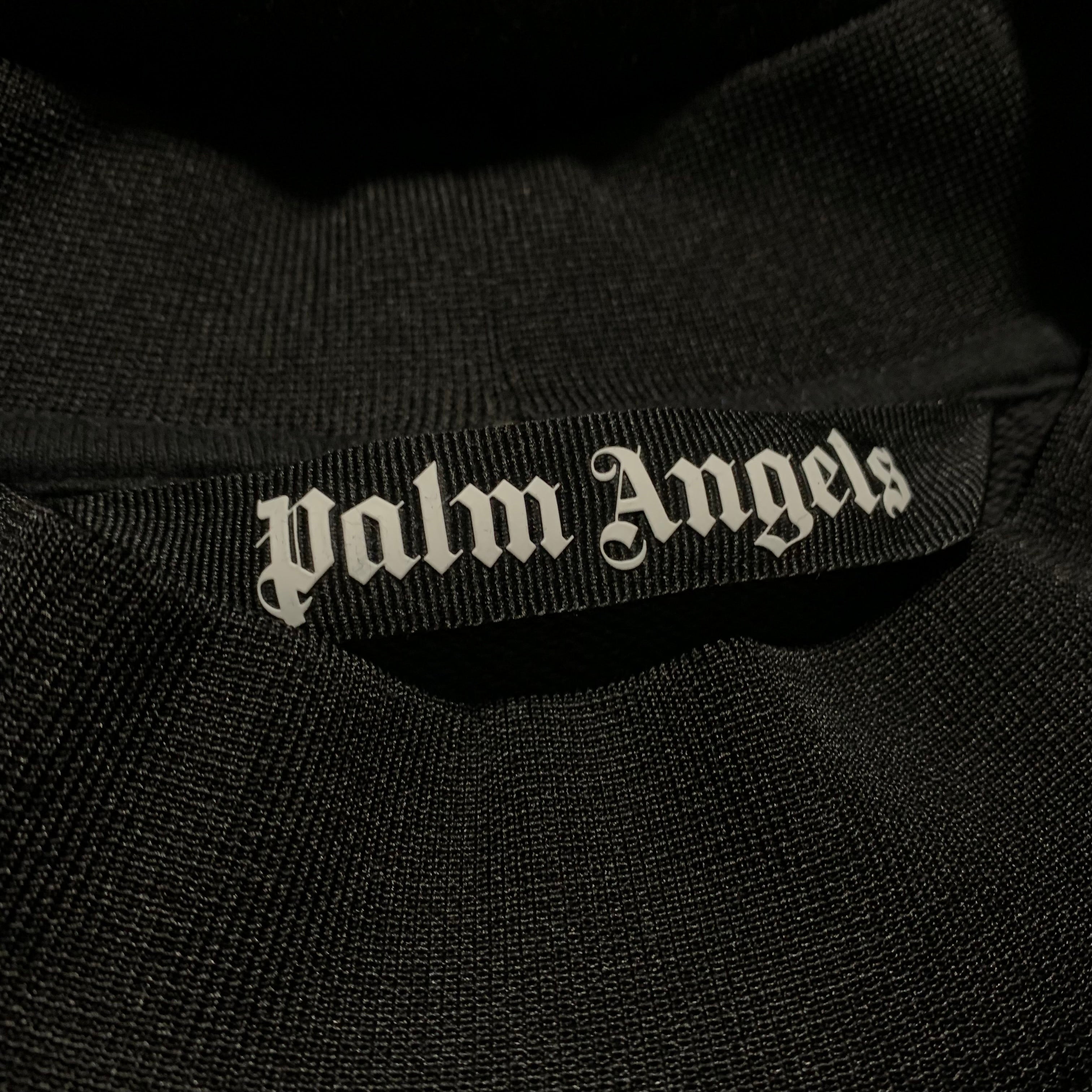 Palm Angels Large Broken Logo Black Sweatshirt Crewneck Virgil Abloh