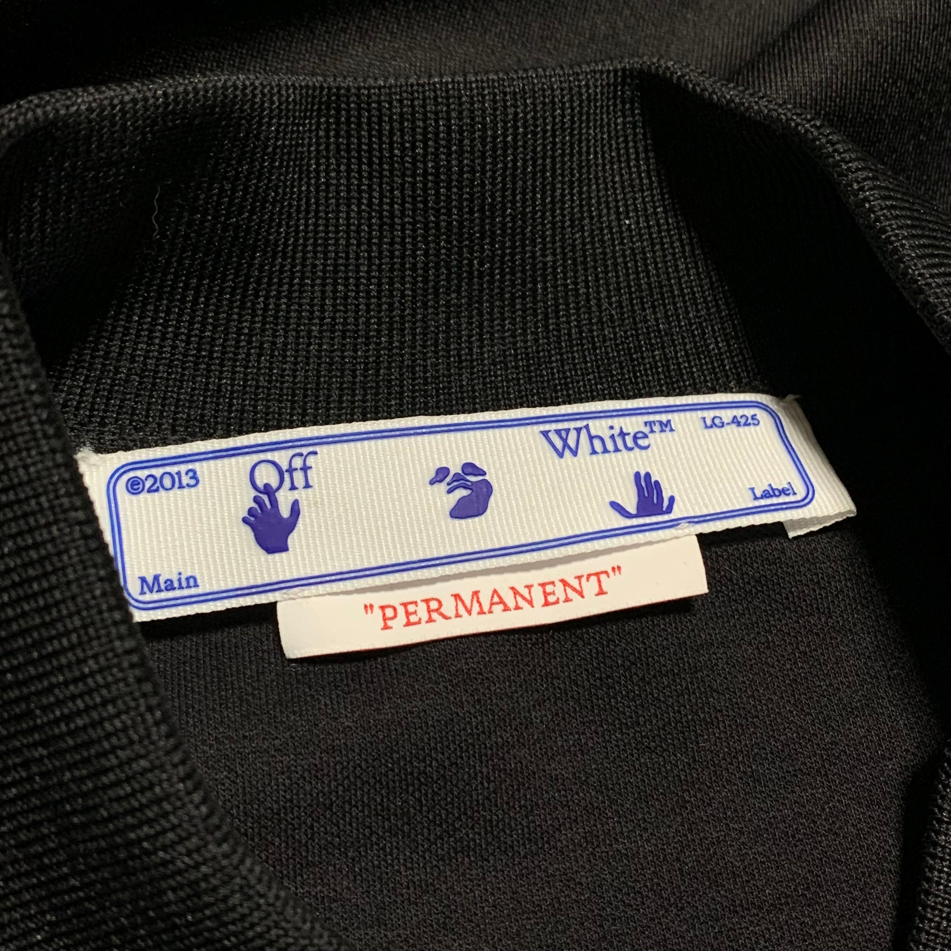 Off White Medium Jacket Single Arrows Black Track Top Jacket Virgil Ablloh