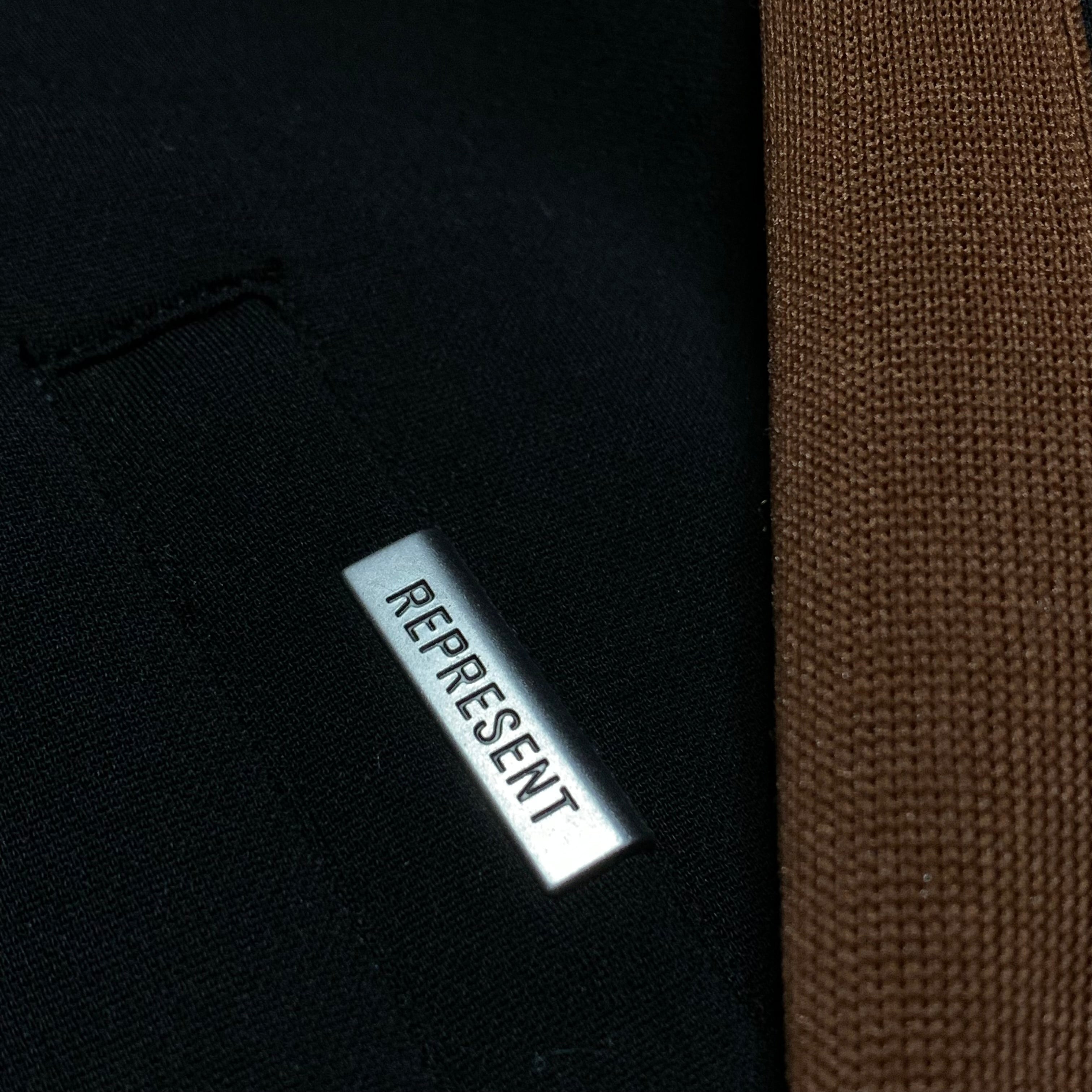 Represent XS Initial Tracksuit Jacket Black Track Top