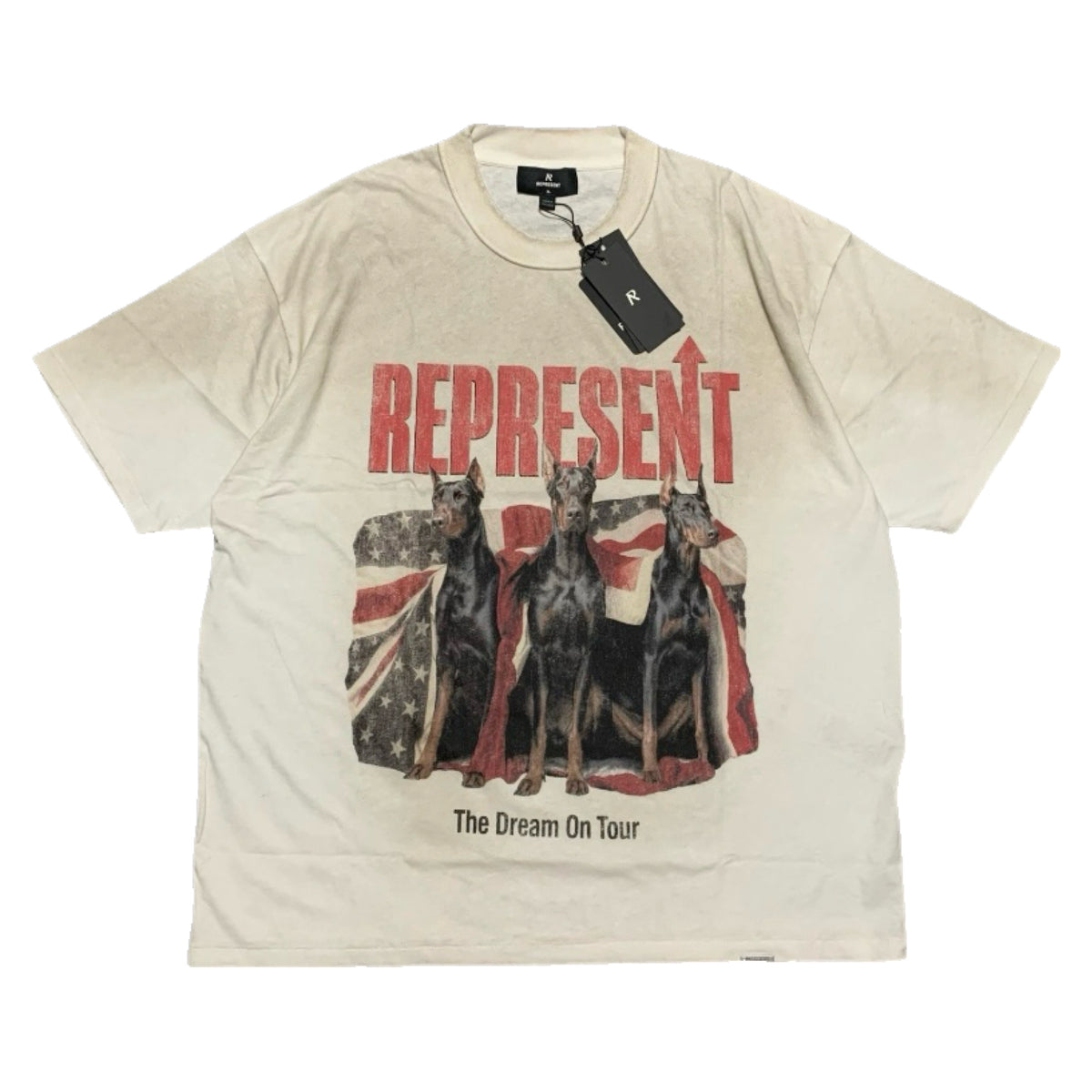 Represent XL Tee Dream On Tour Ecru White T-Shirt