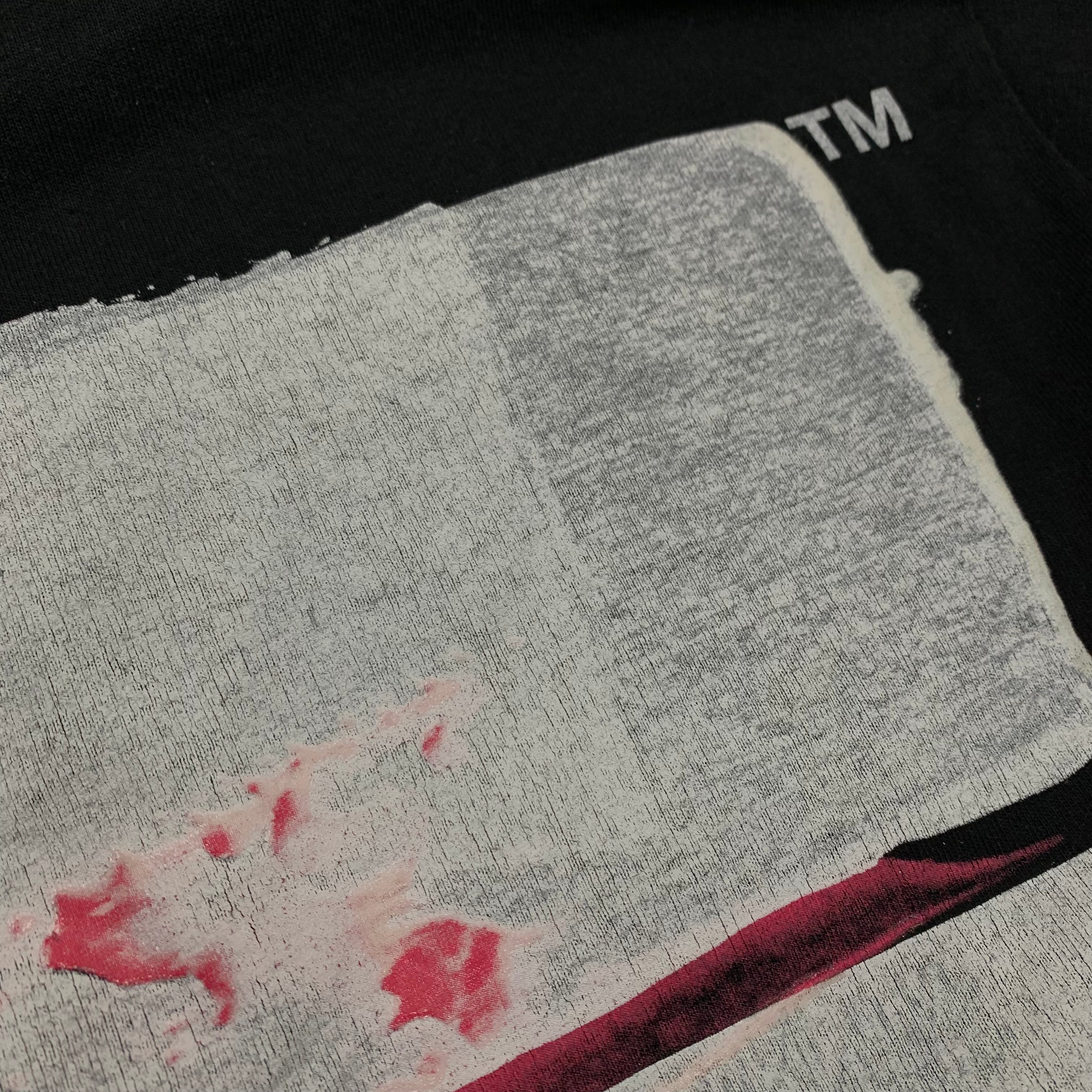 Off White Medium Tee Acrylic Arrows Black T-Shirt Virgil Abloh