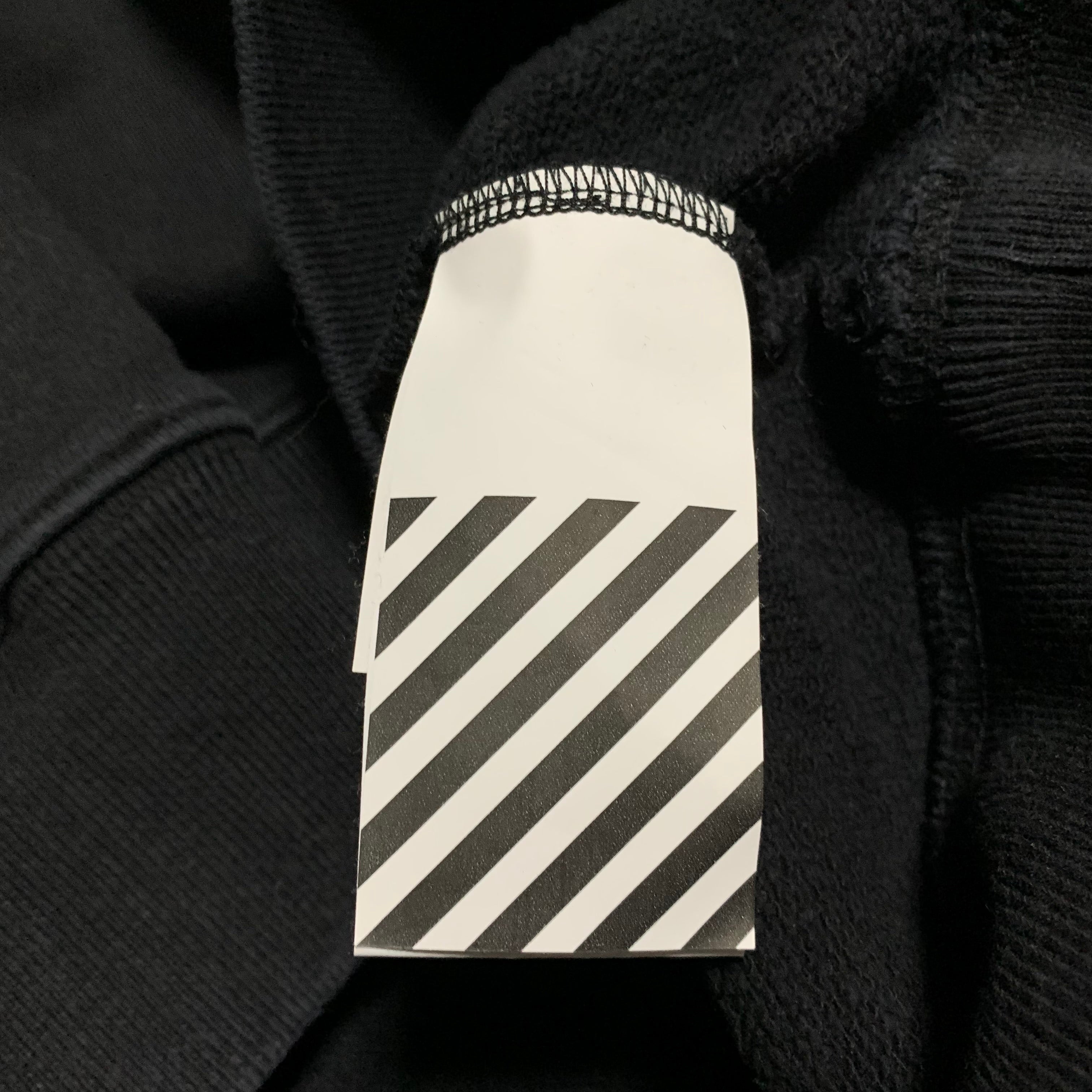 Off White Large Outline Arrows Black Sweatshirt Crewneck Virgil Abloh