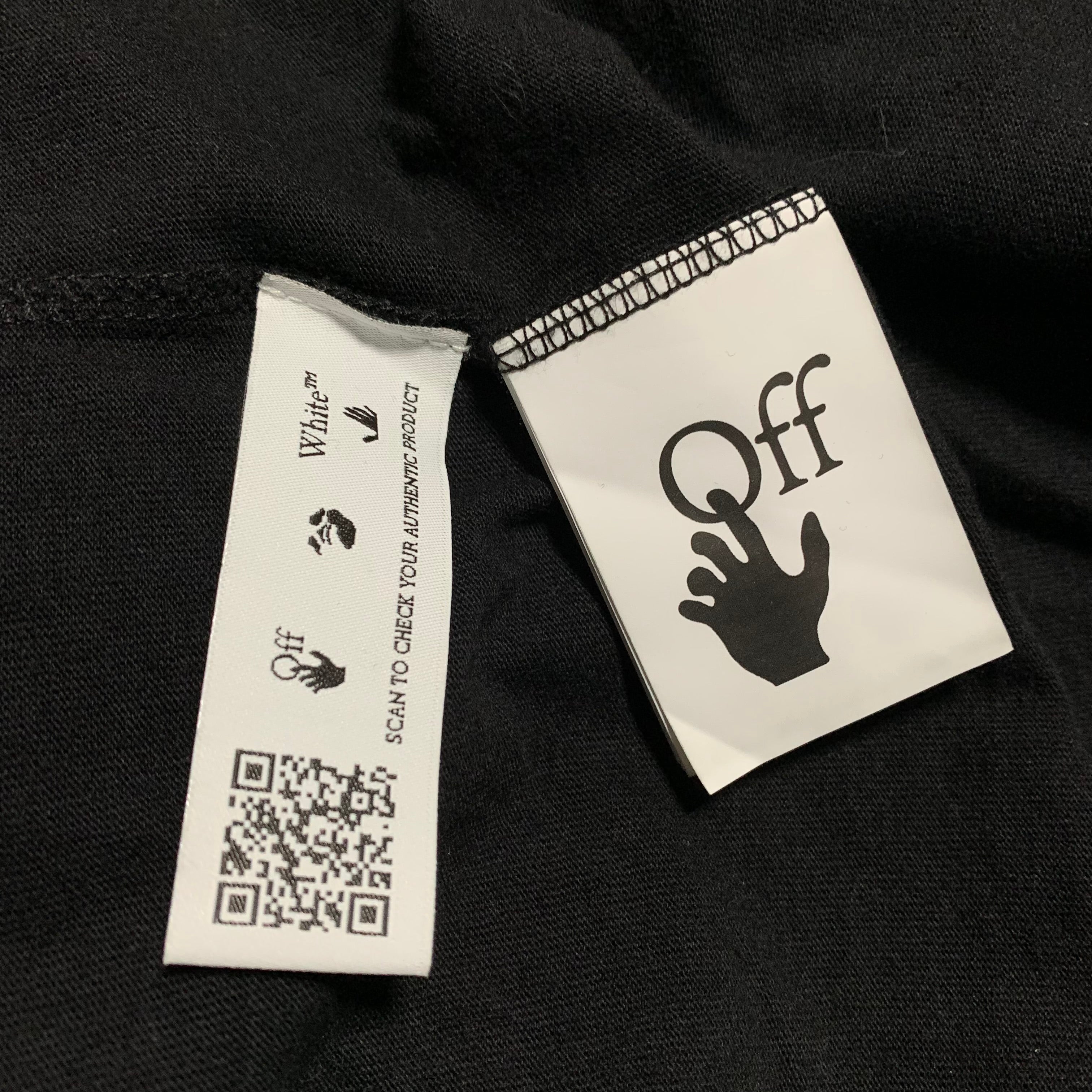 Off White Small Caravaggio Graphic Black Tee Till The End Virgil Abloh