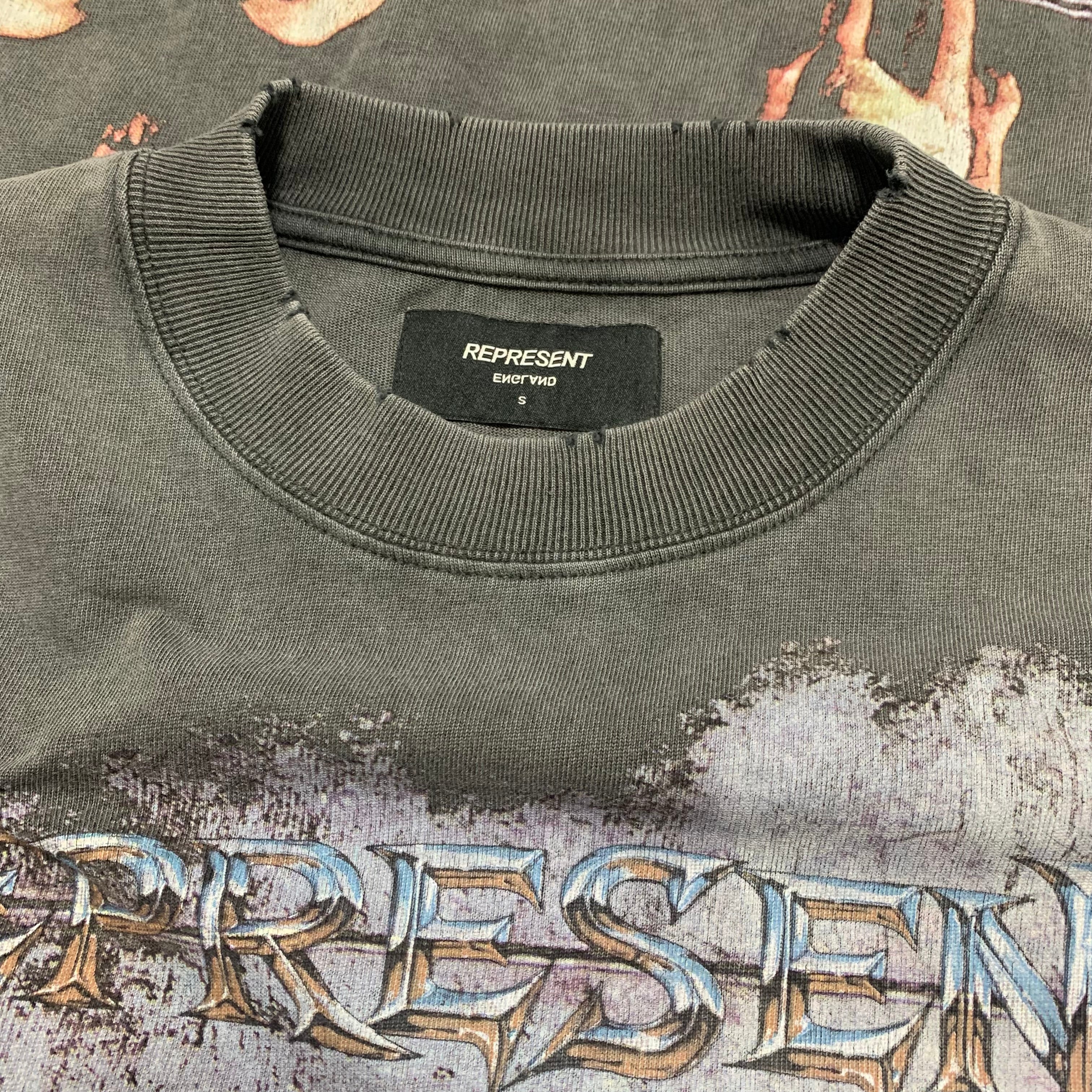 Represent Small Megadeth Vintage Grey Tee 2020