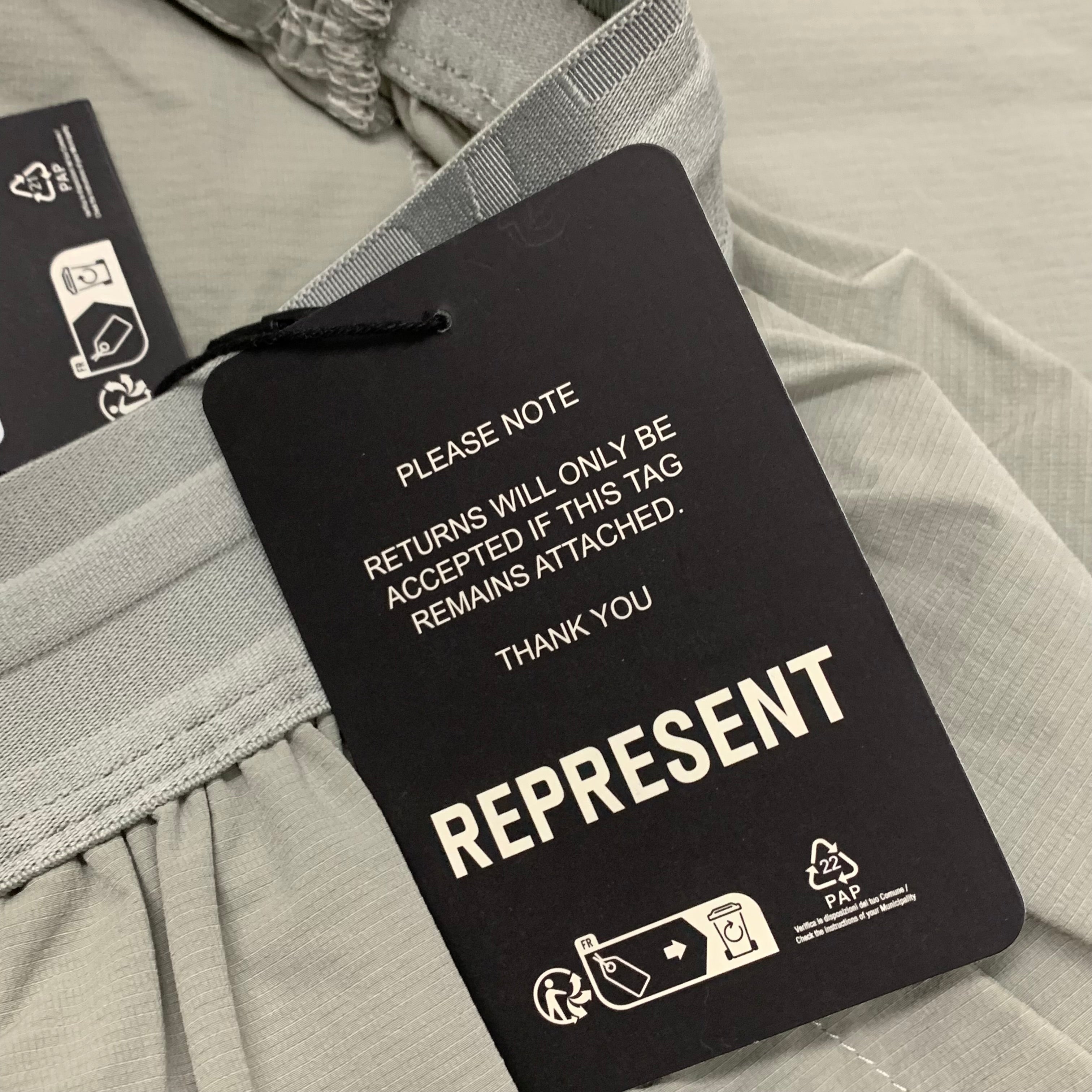 Represent XS Shorts 247 Training Sage Shorts