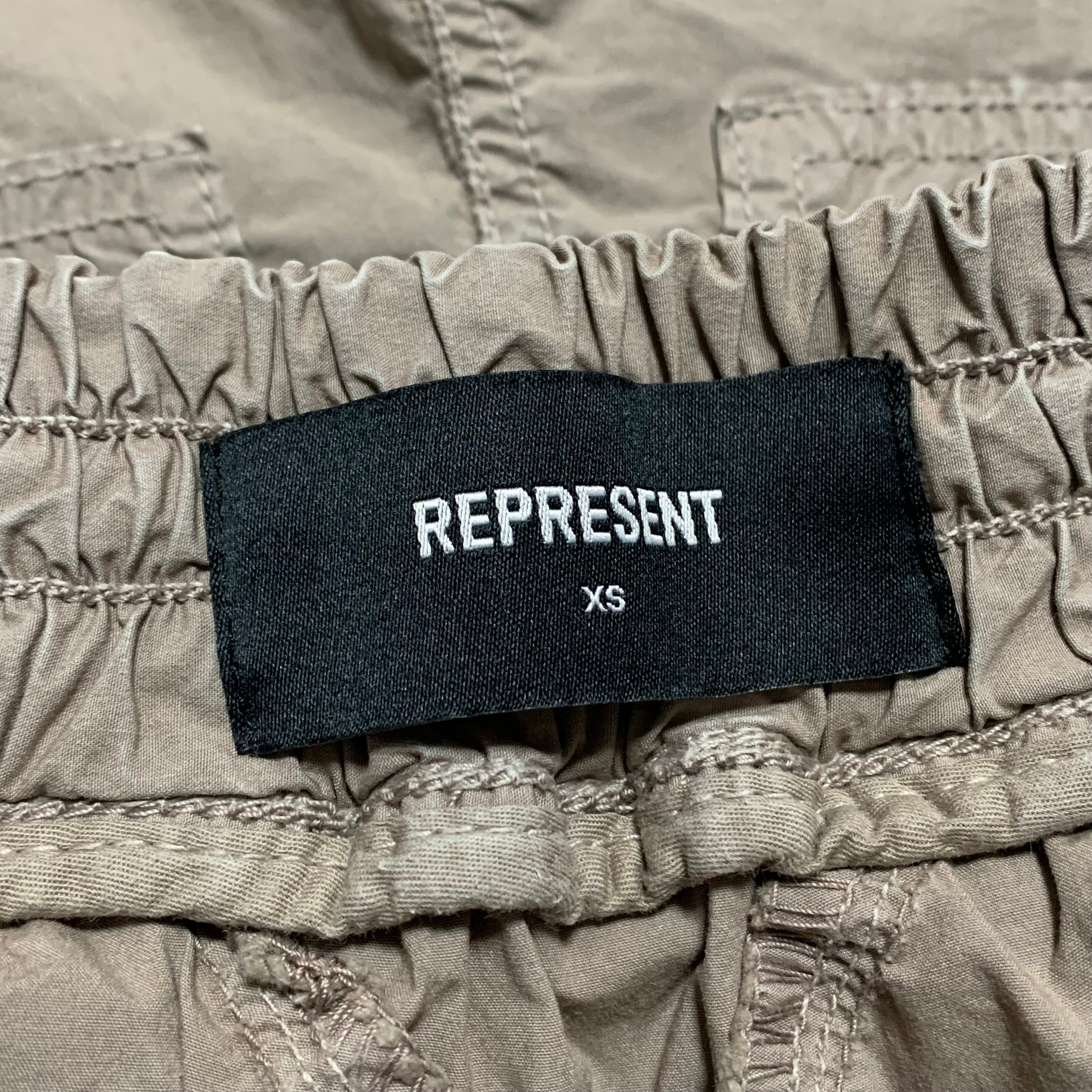 Represent XS Shorts Cargo Bottoms Beige Taupe