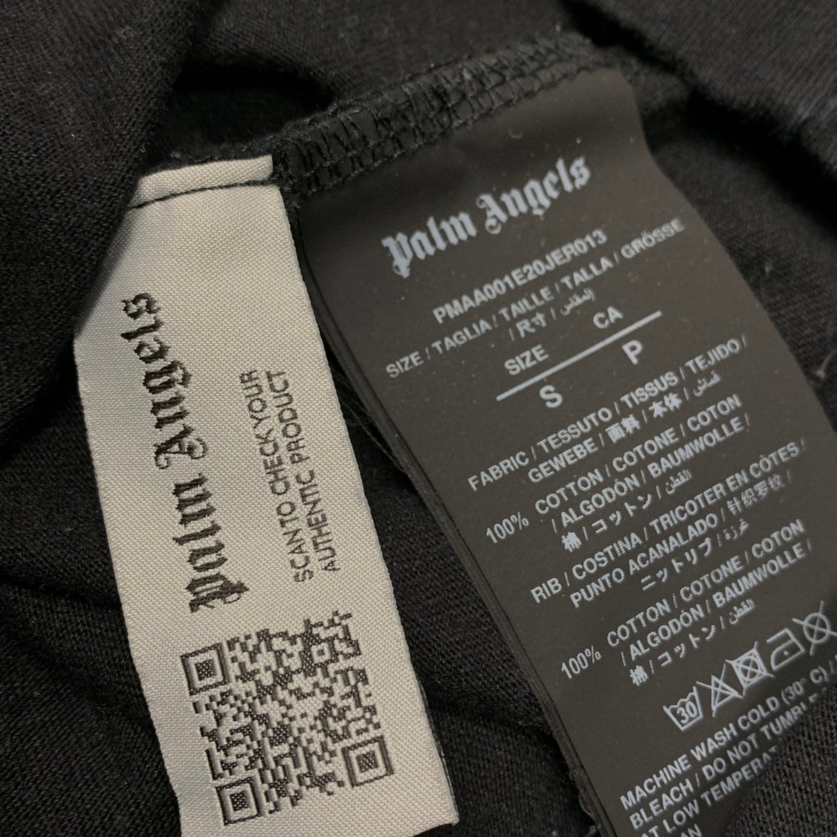 Palm Angels Small Tee Crocodile Black T-Shirt