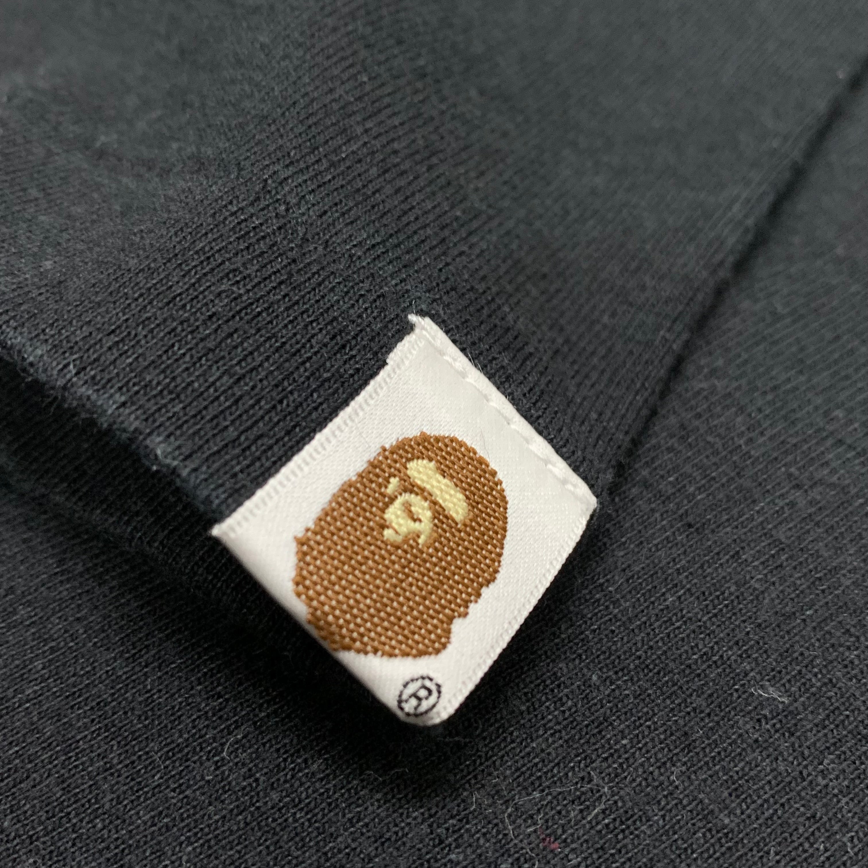 Bape 2XL Tee Predator Baby Milo Graphic Black T-Shirt A Bathing Ape XXL
