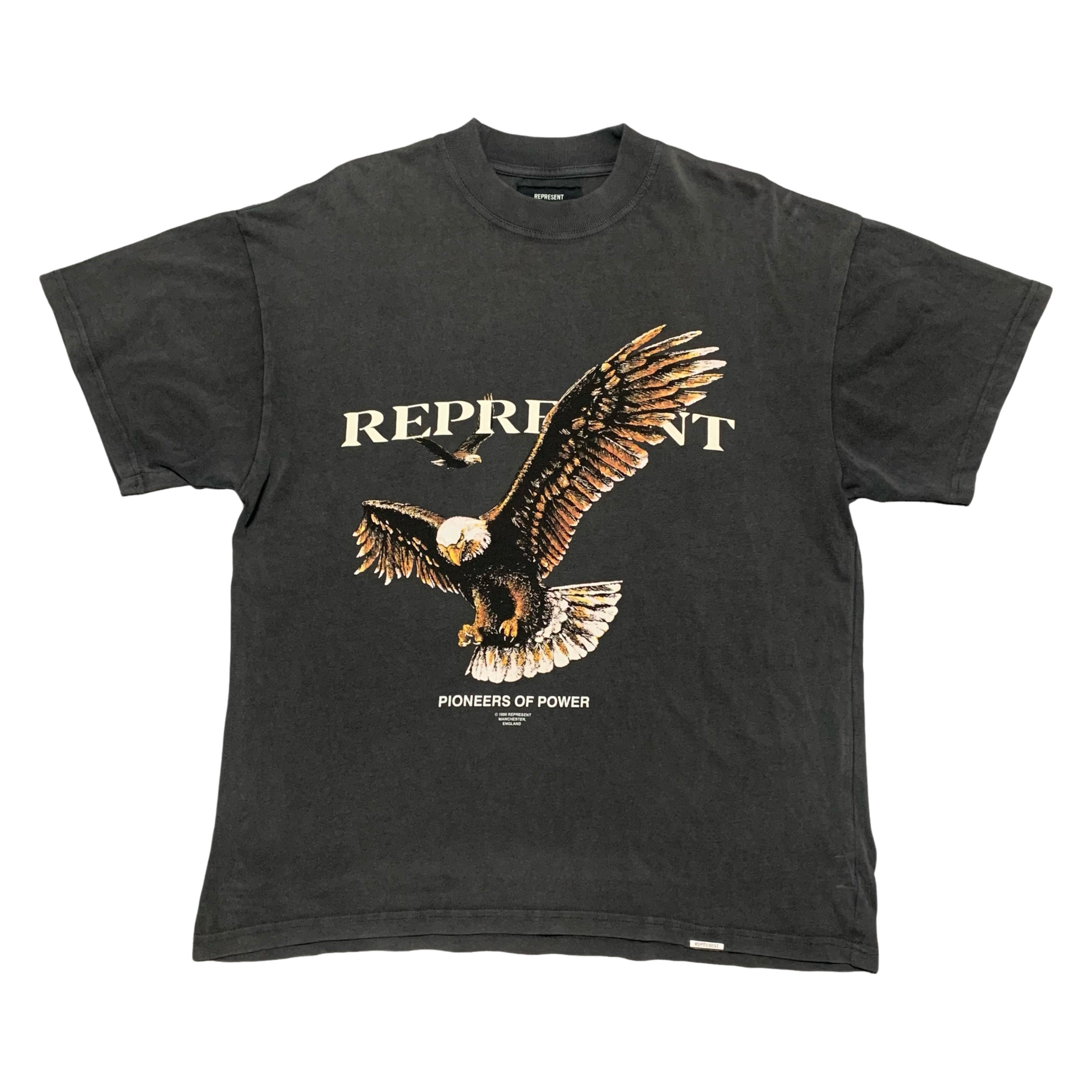 Represent Small Pioneers Of Power Vintage Grey Tee