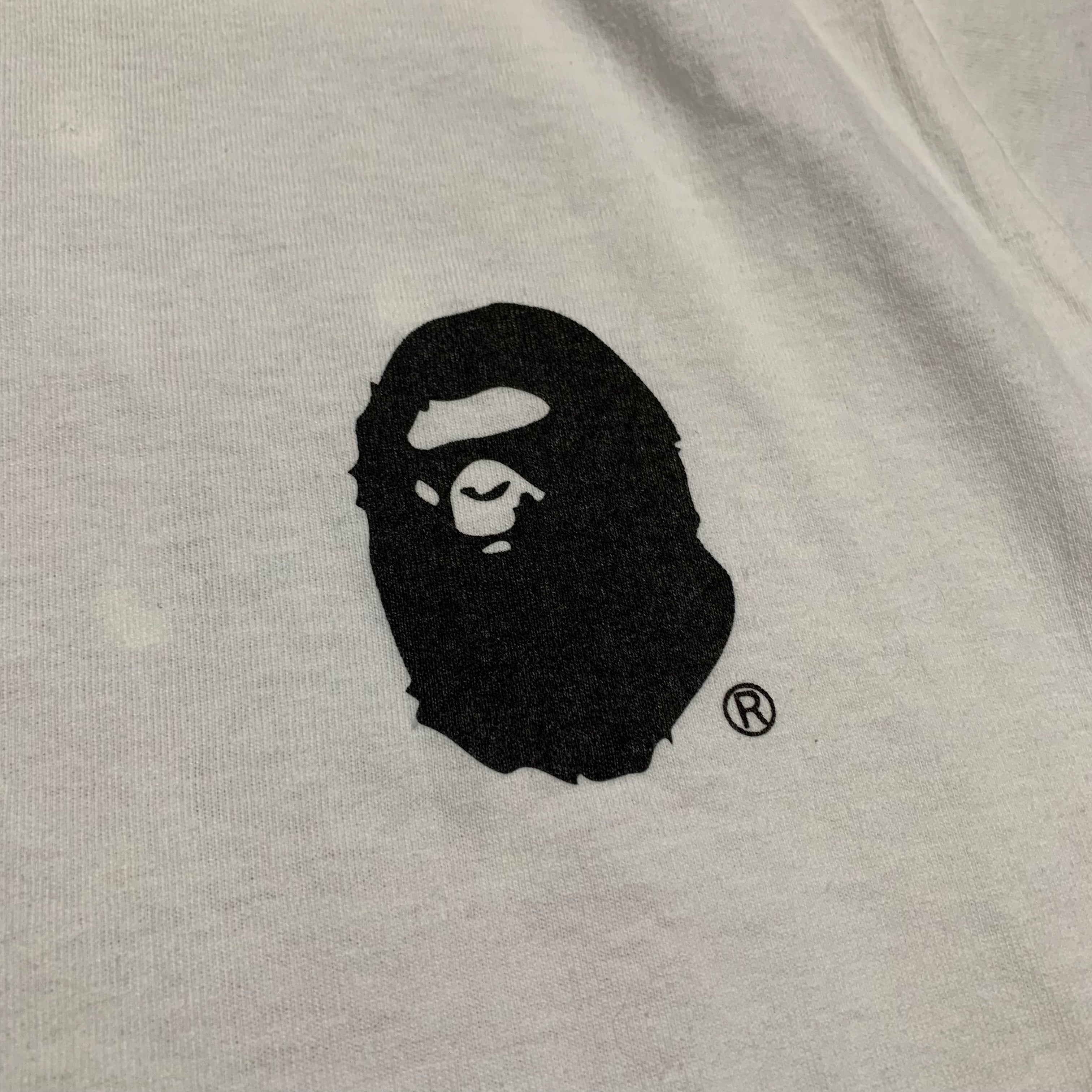 Bape Medium Graphic A Bathing Ape White Tee