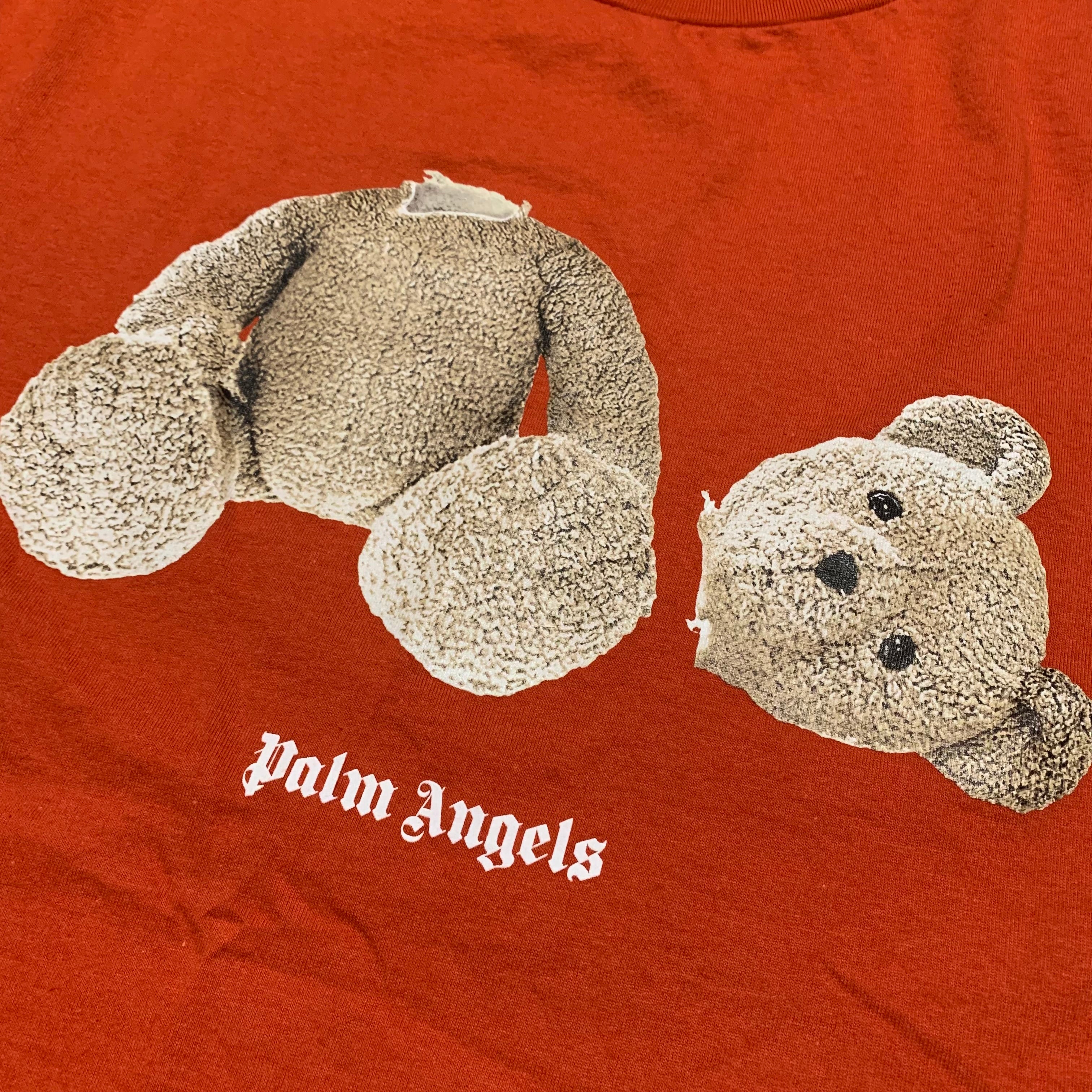 Palm Angels Medium Orange Kill The Bear Tee