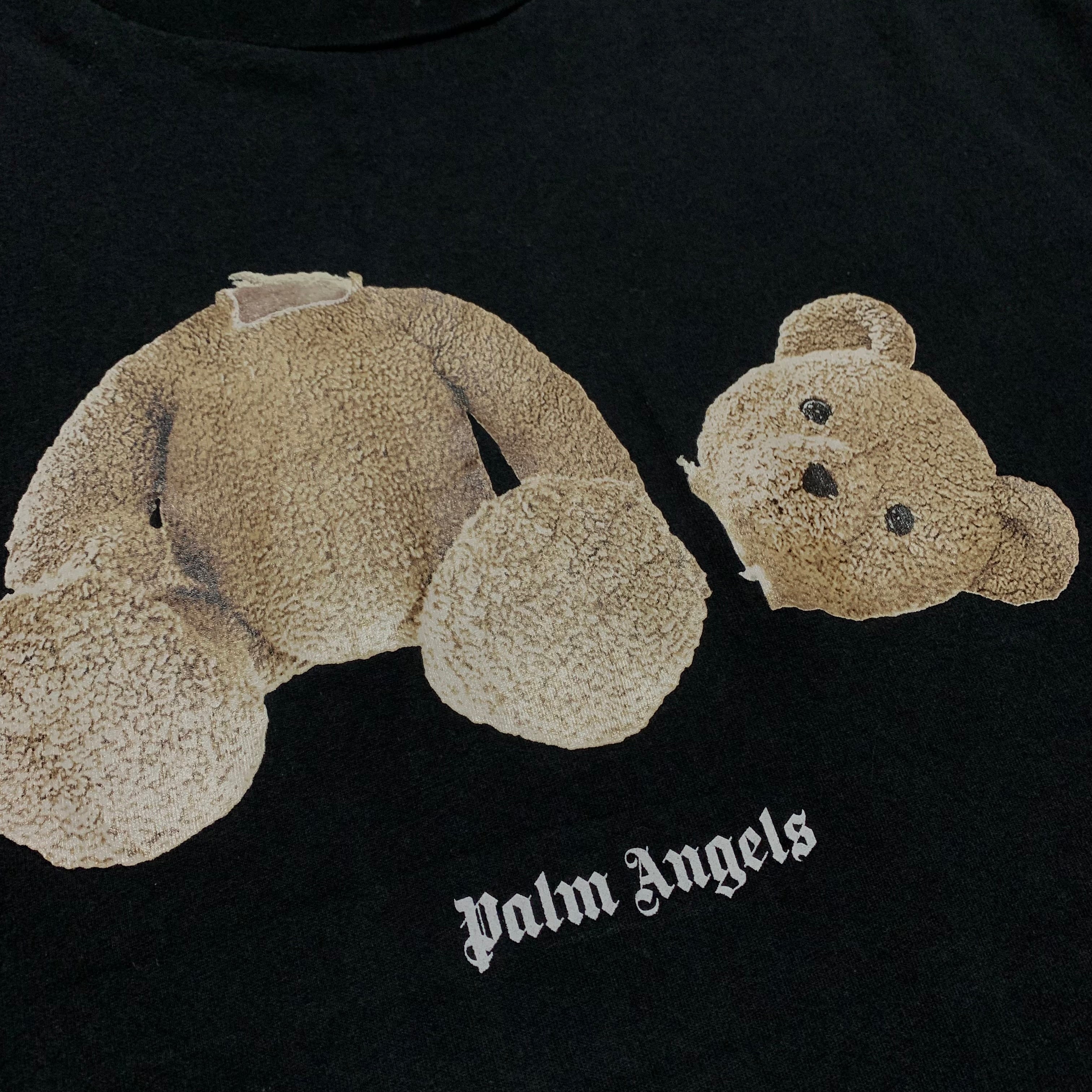 Palm Angels Large Kill The Bear Classic Black Tee