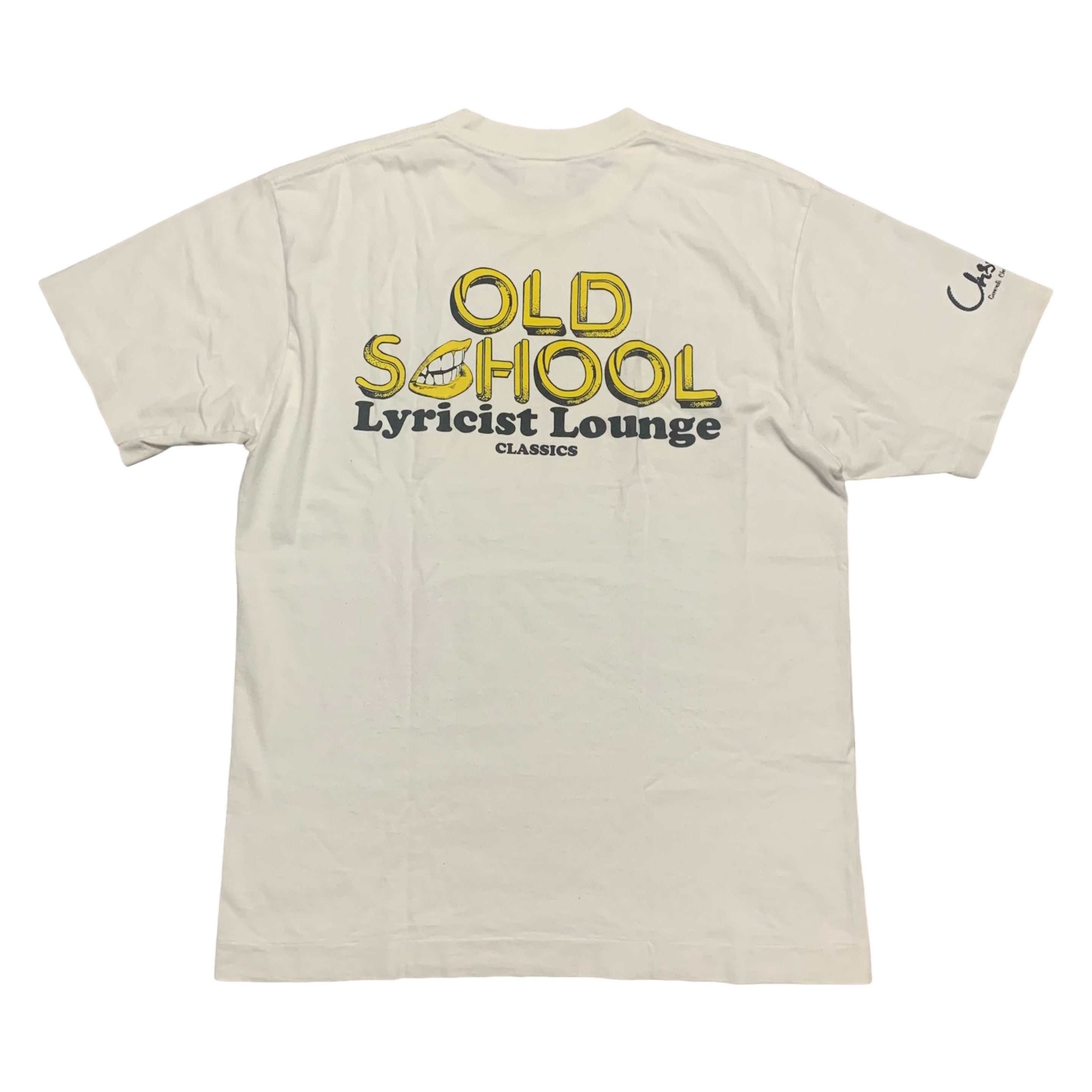 Bape Medium Old School Lyricist Lounge Classics White Tee