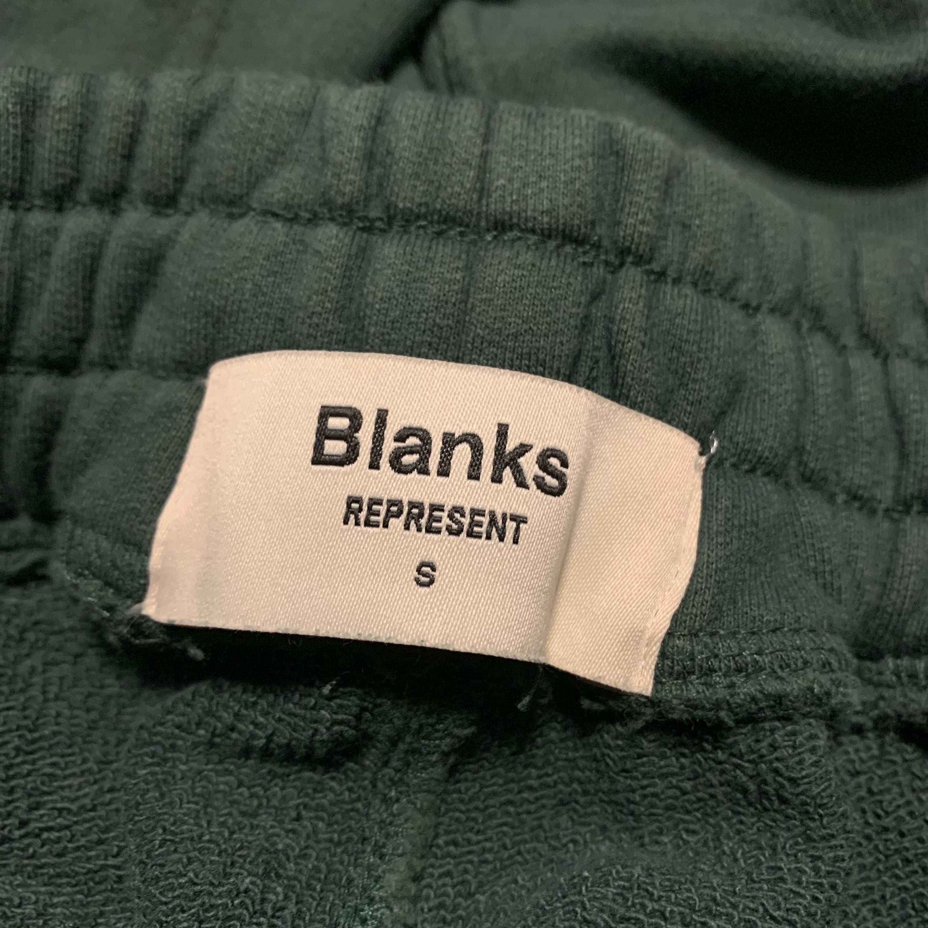 Represent Small Blanks Jogger Sweatpants Bottoms Green