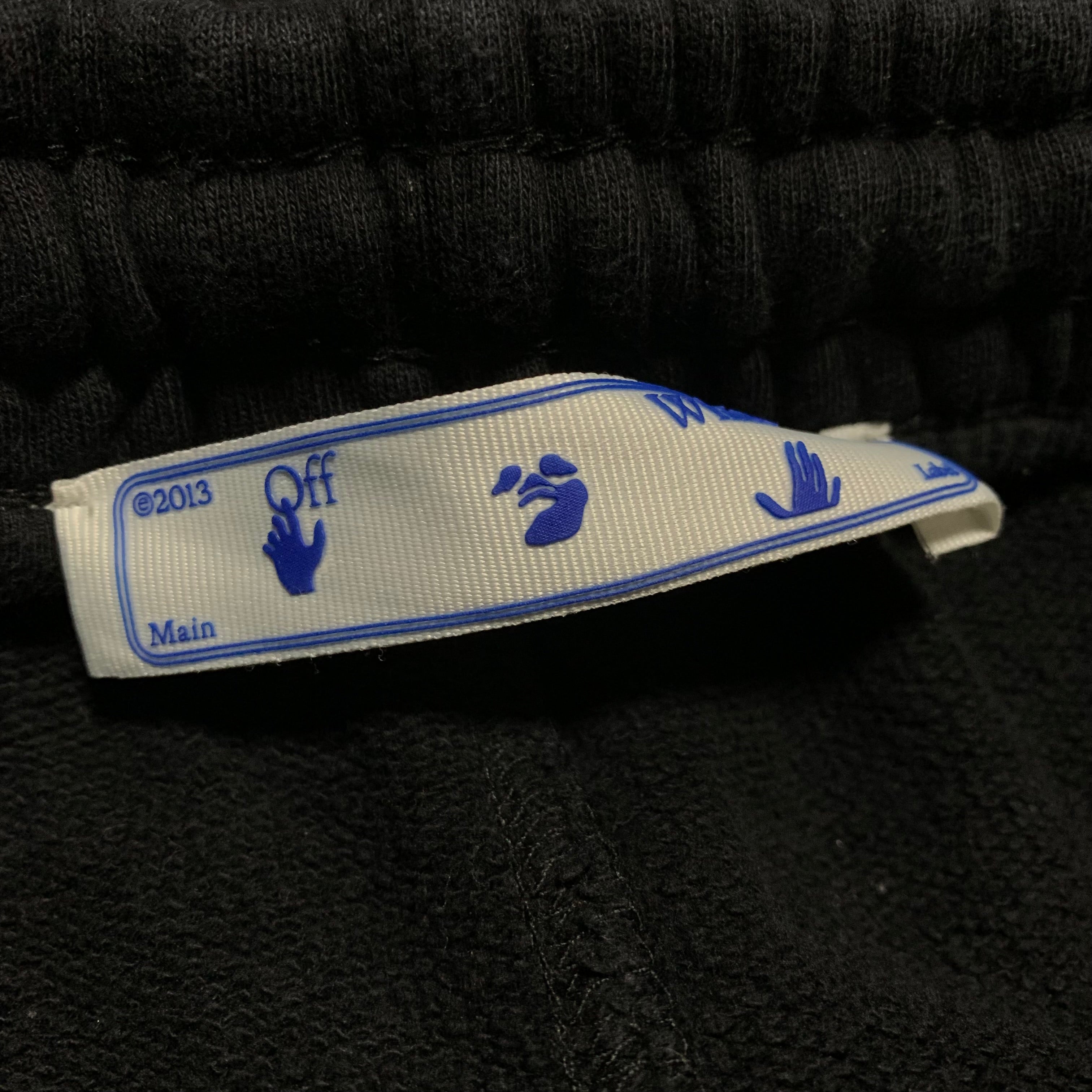 Off White XL Shorts Caravaggio Arrows Black Bottoms Virgil Abloh