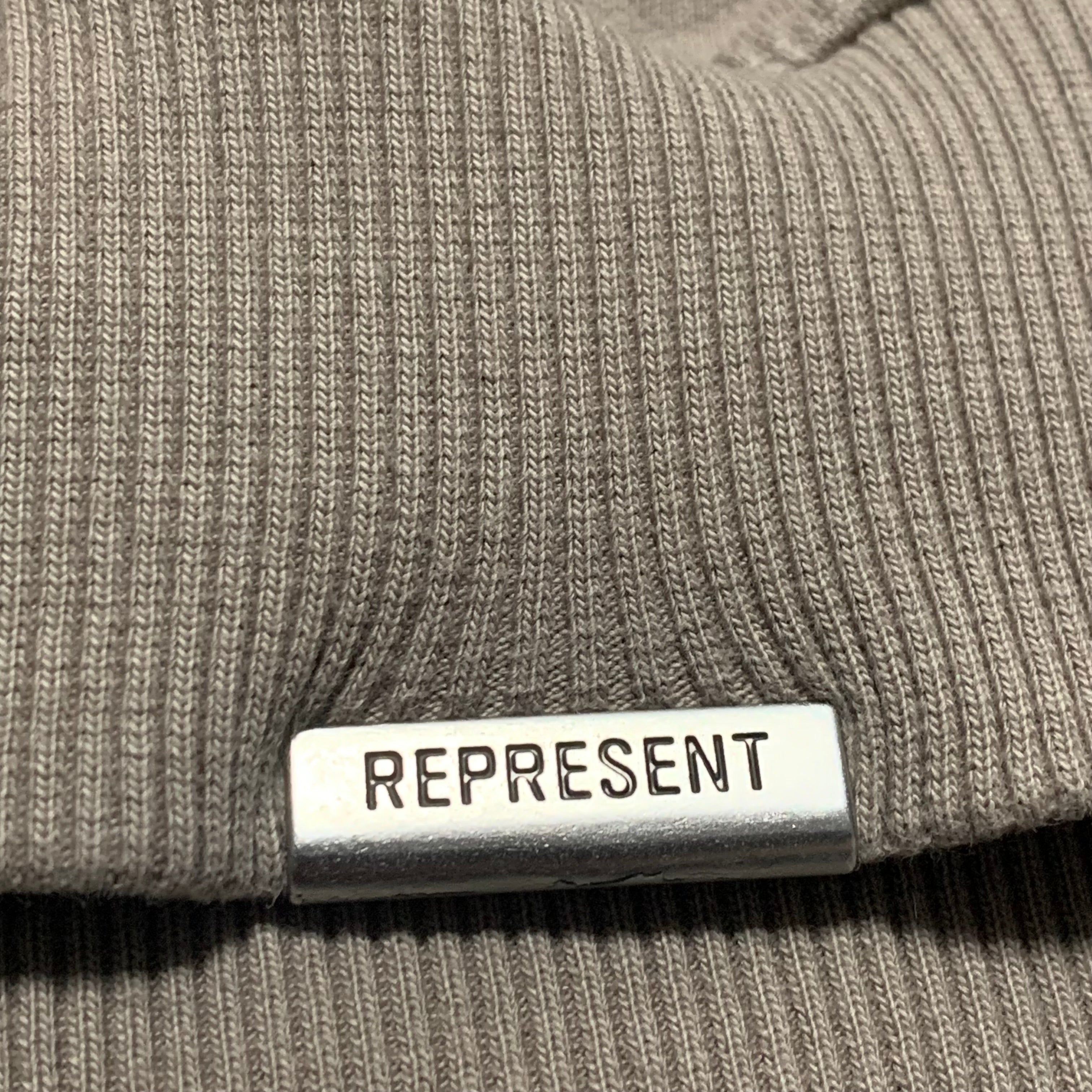 Represent XS Icarus Taupe Sweater Sweatshirt Crewneck