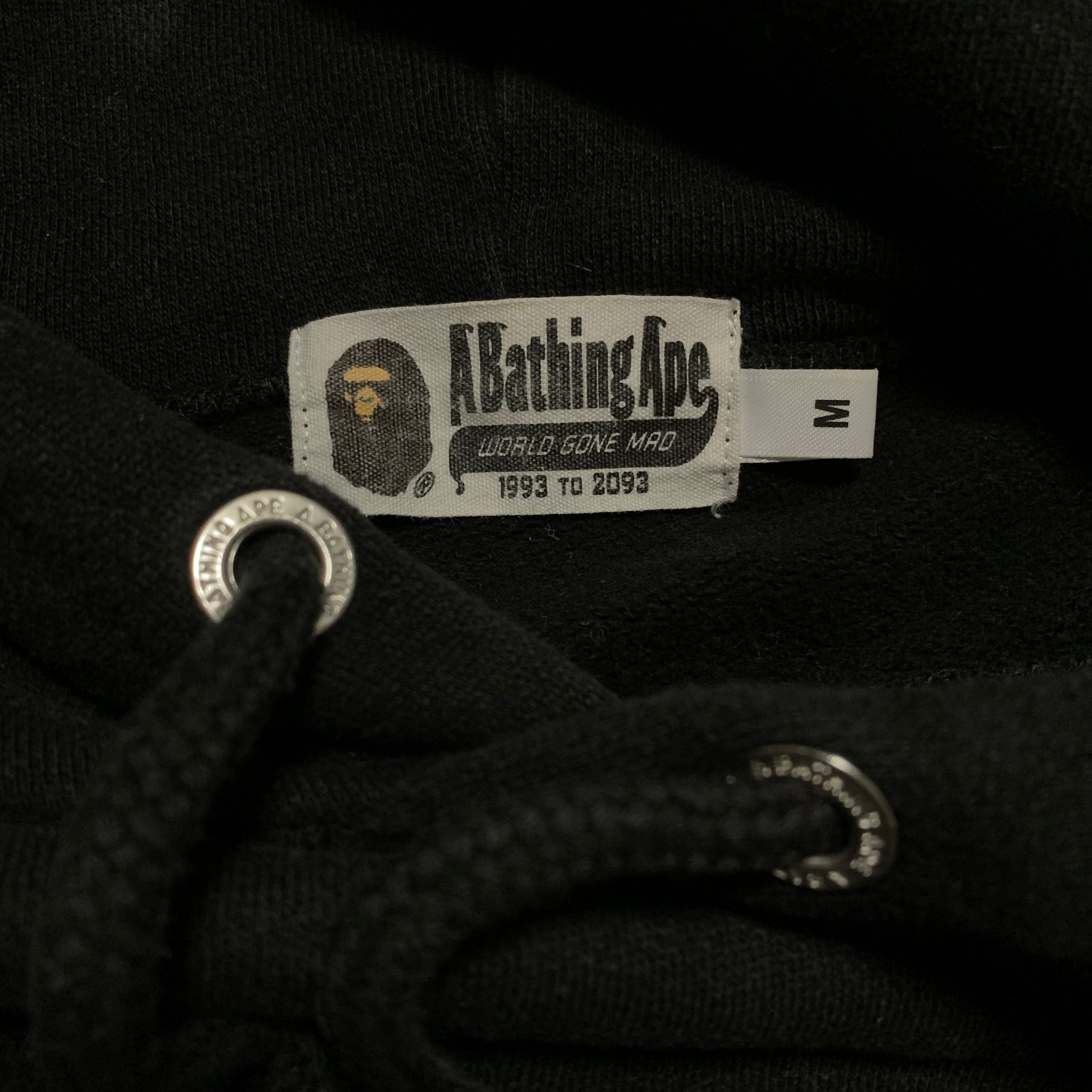 Bape Medium Busy Works Graphic Black Hoodie A Bathing Ape
