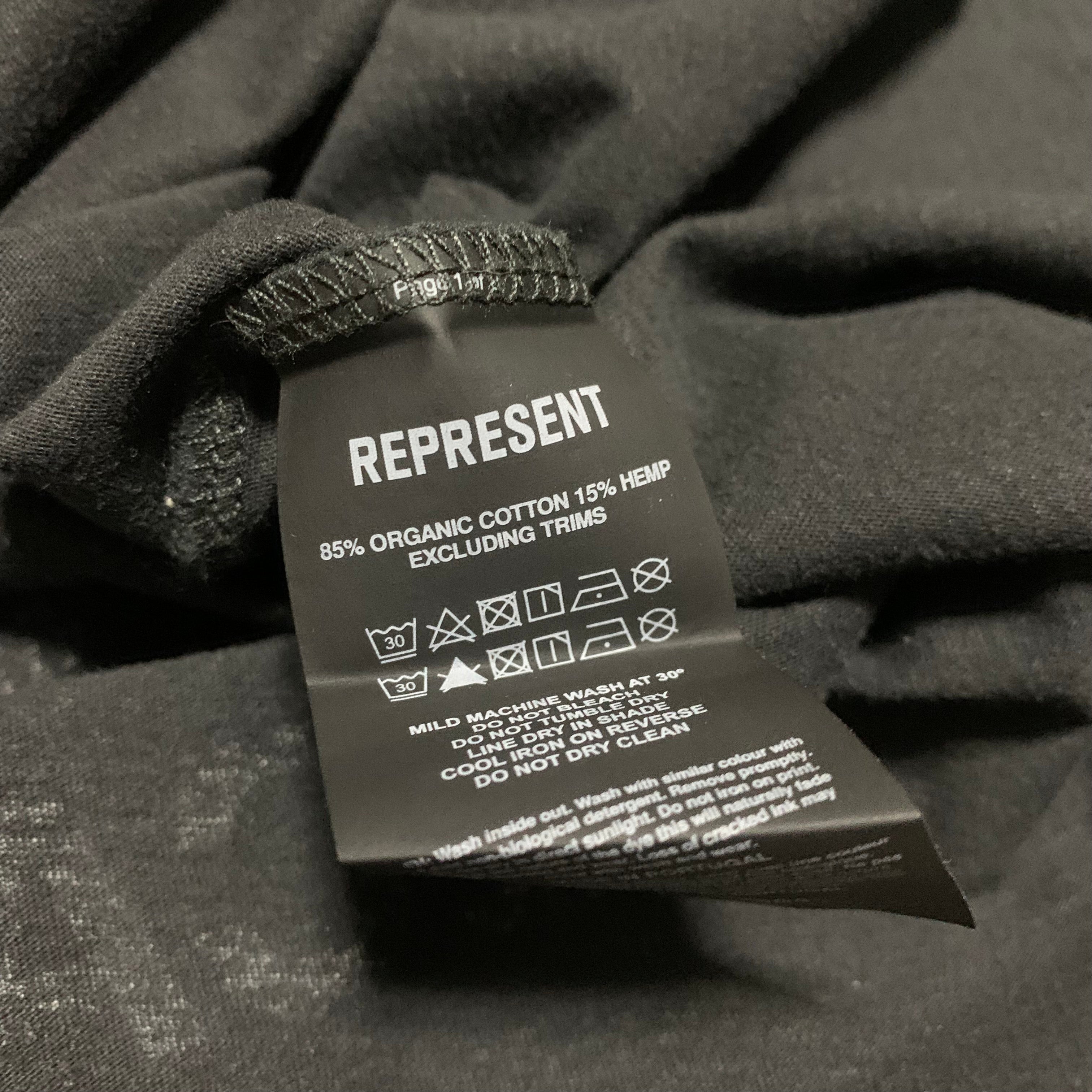 Represent Metallica Small 40th Anniversary Stained Black Tee (RRP £110)