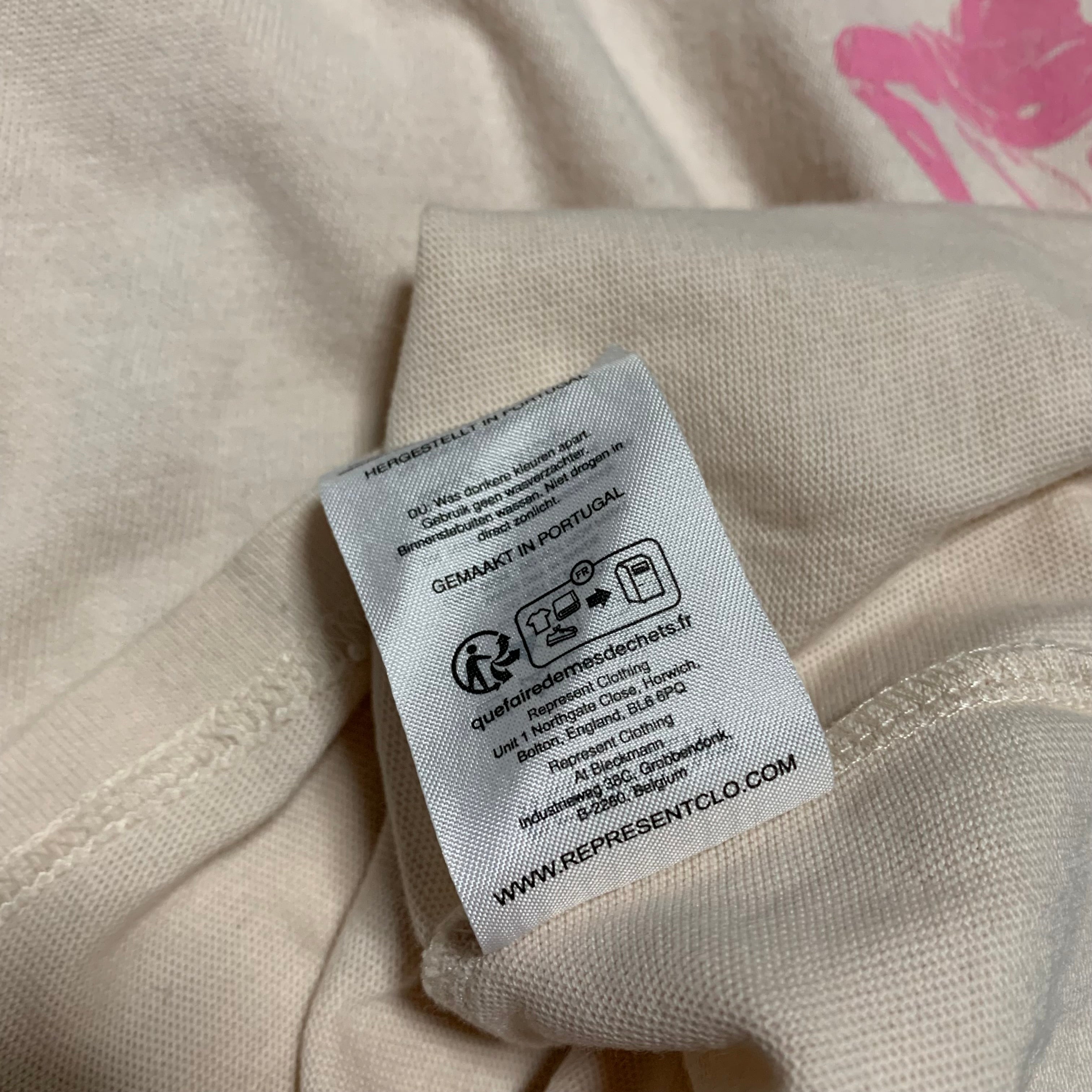 Represent XS Icarus Pink Pearl Tee Coggles Limited Edition