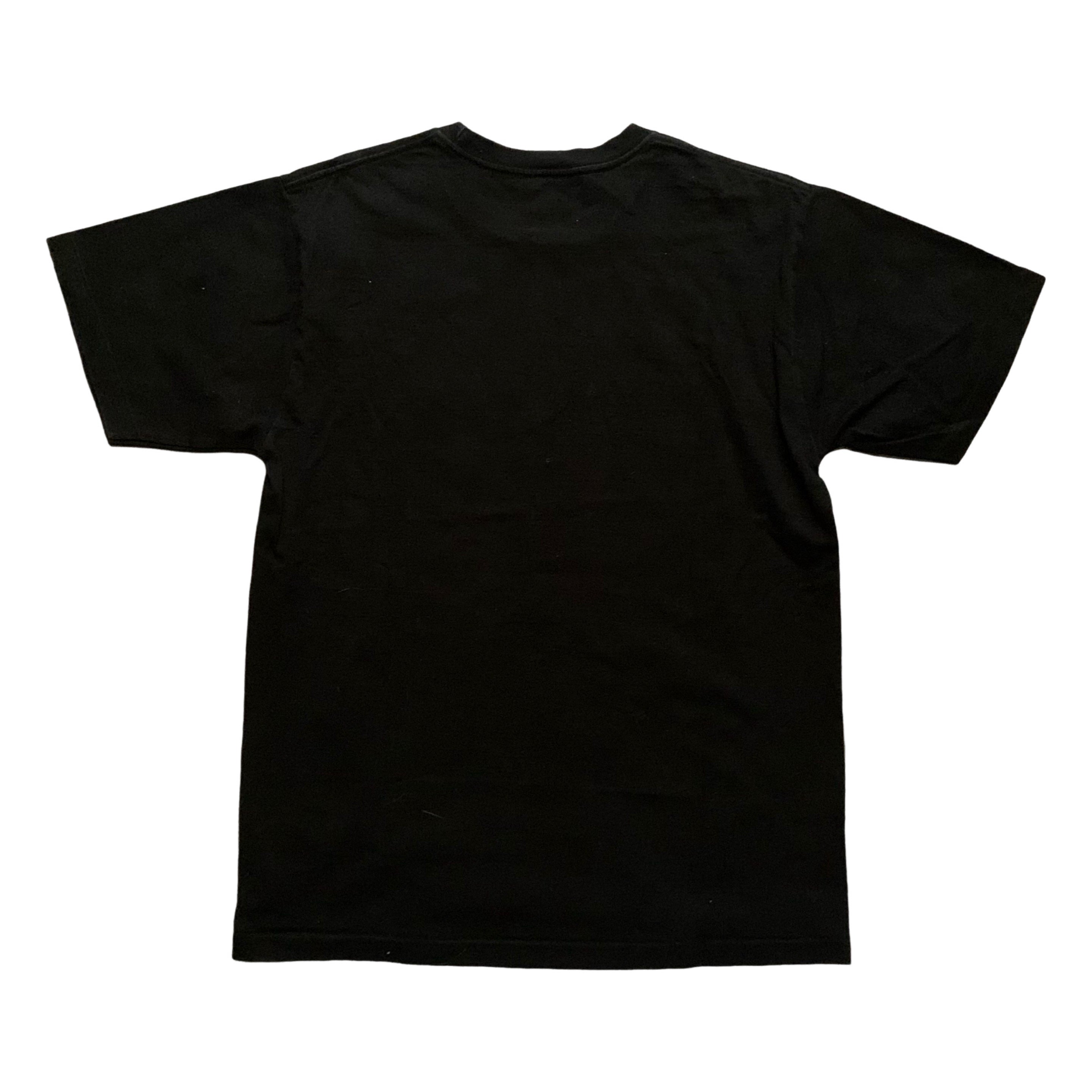 Bape Medium Check Graphic Black Tee A Bathing Ape