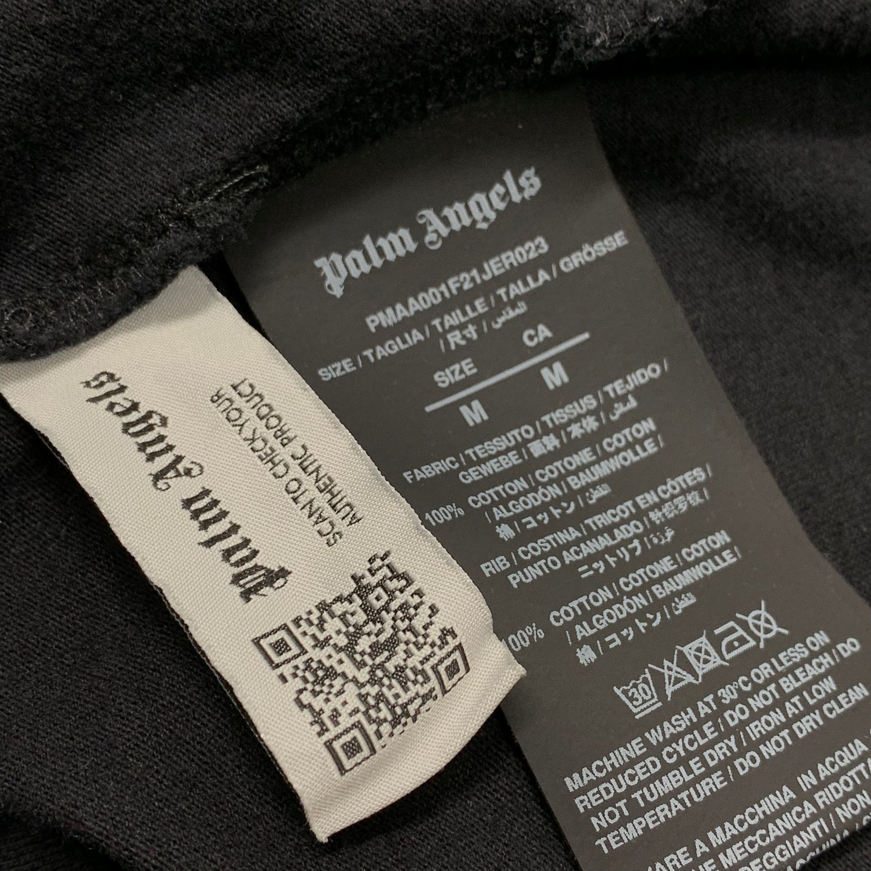Palm Angels Medium Tee Bear Classic Black T-Shirt