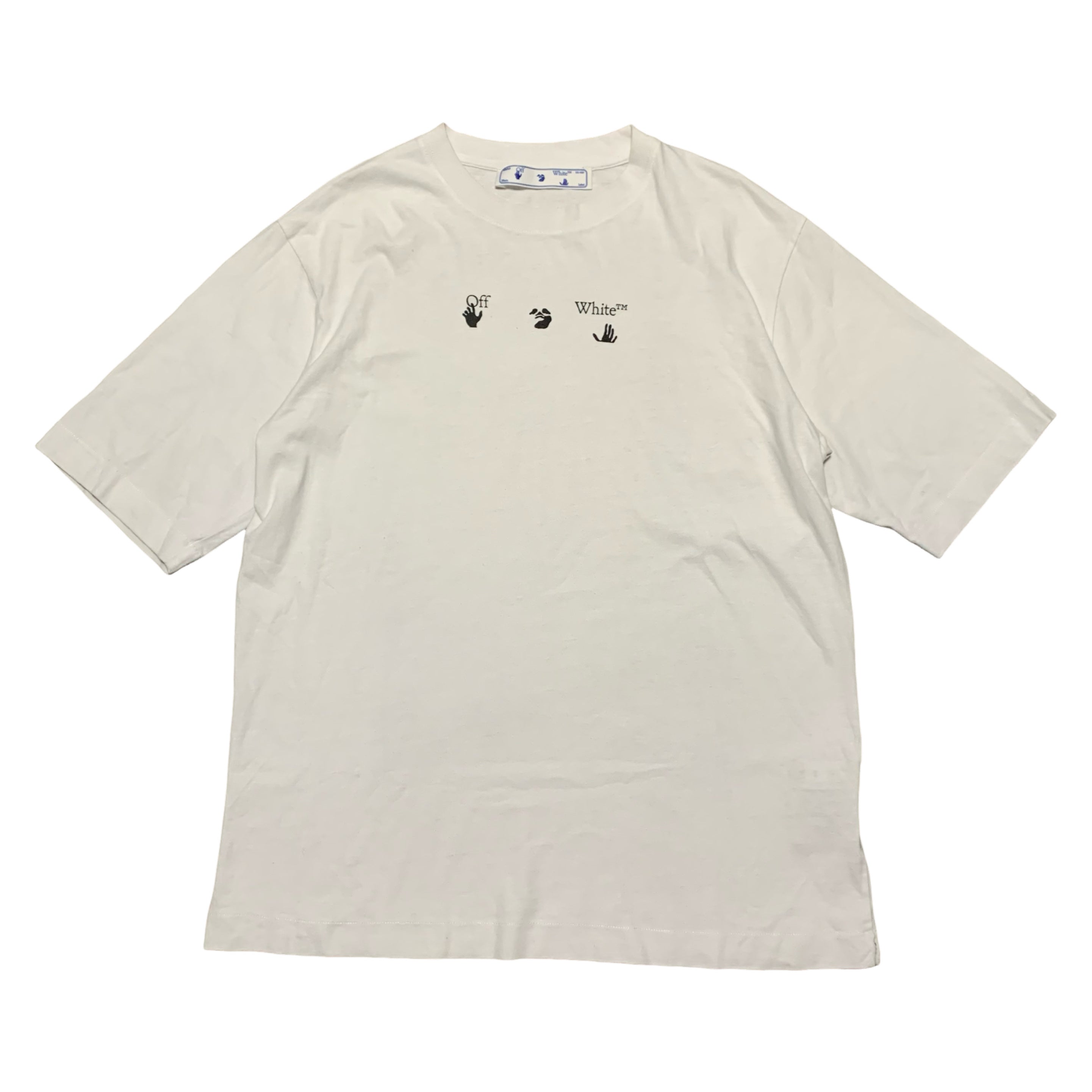 Off White Medium Spray Marker White Tee Virgil Abloh