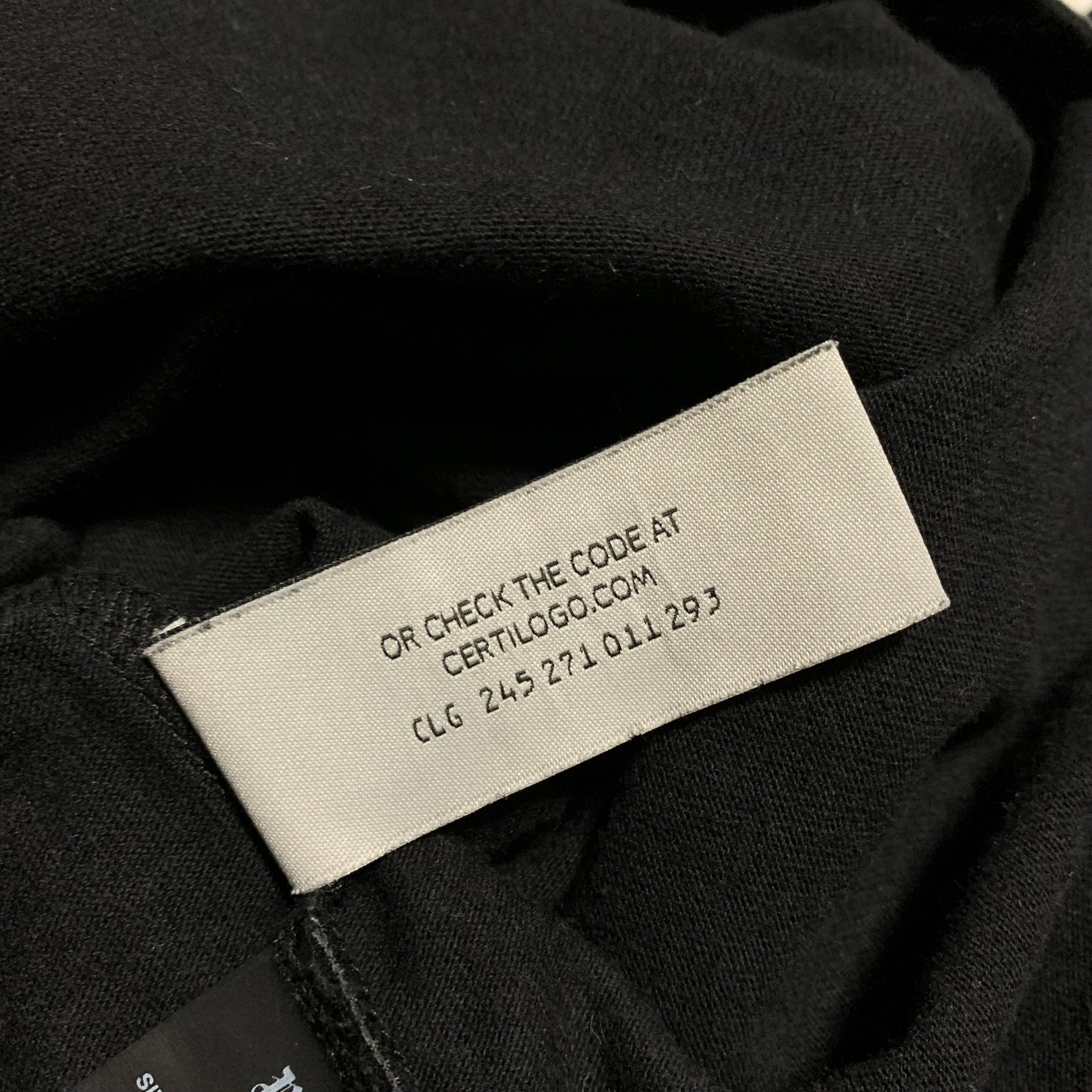 Palm Angels Large Leopard Banana Black Tee