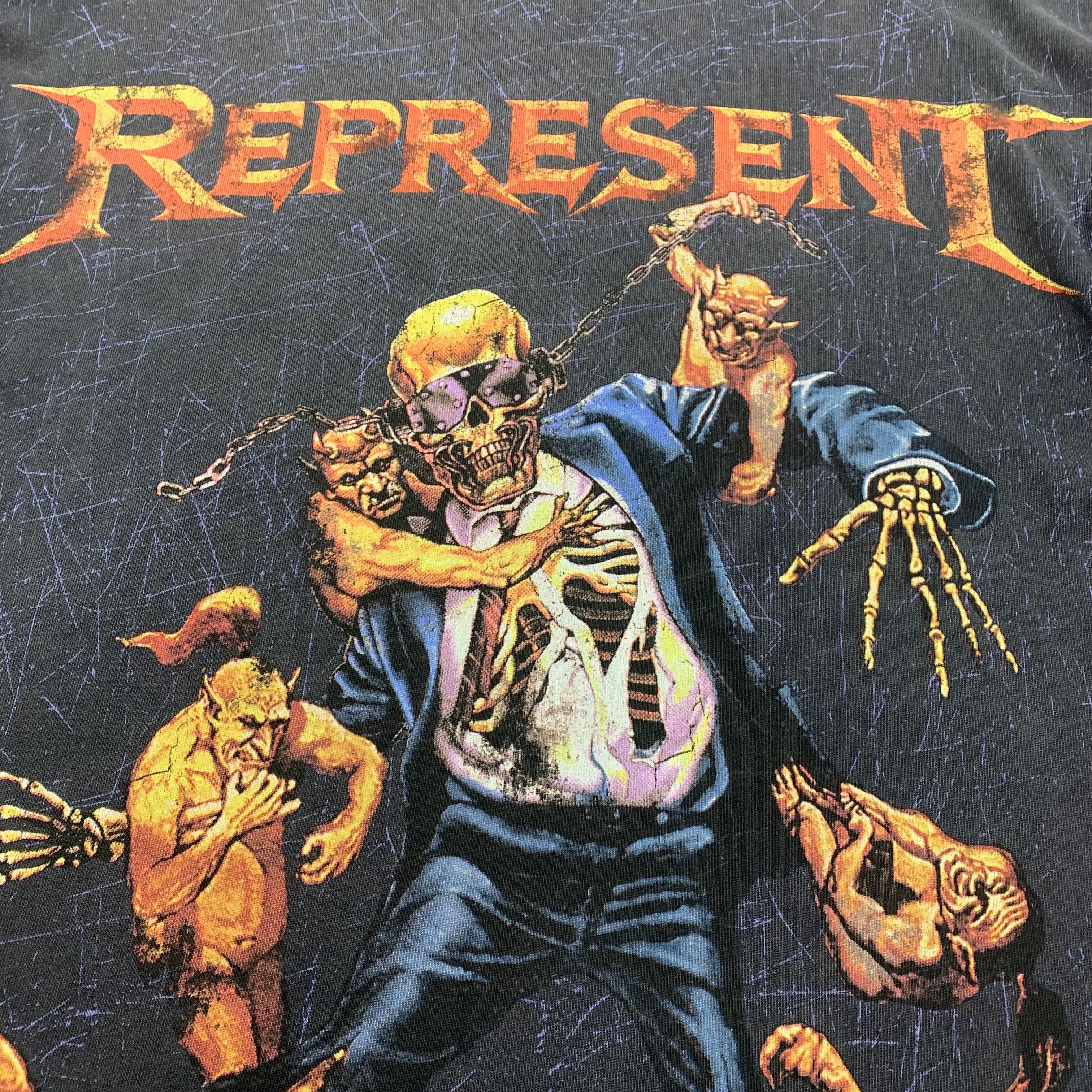 Represent Medium Tee Megadeth Vintage Grey T-Shirt