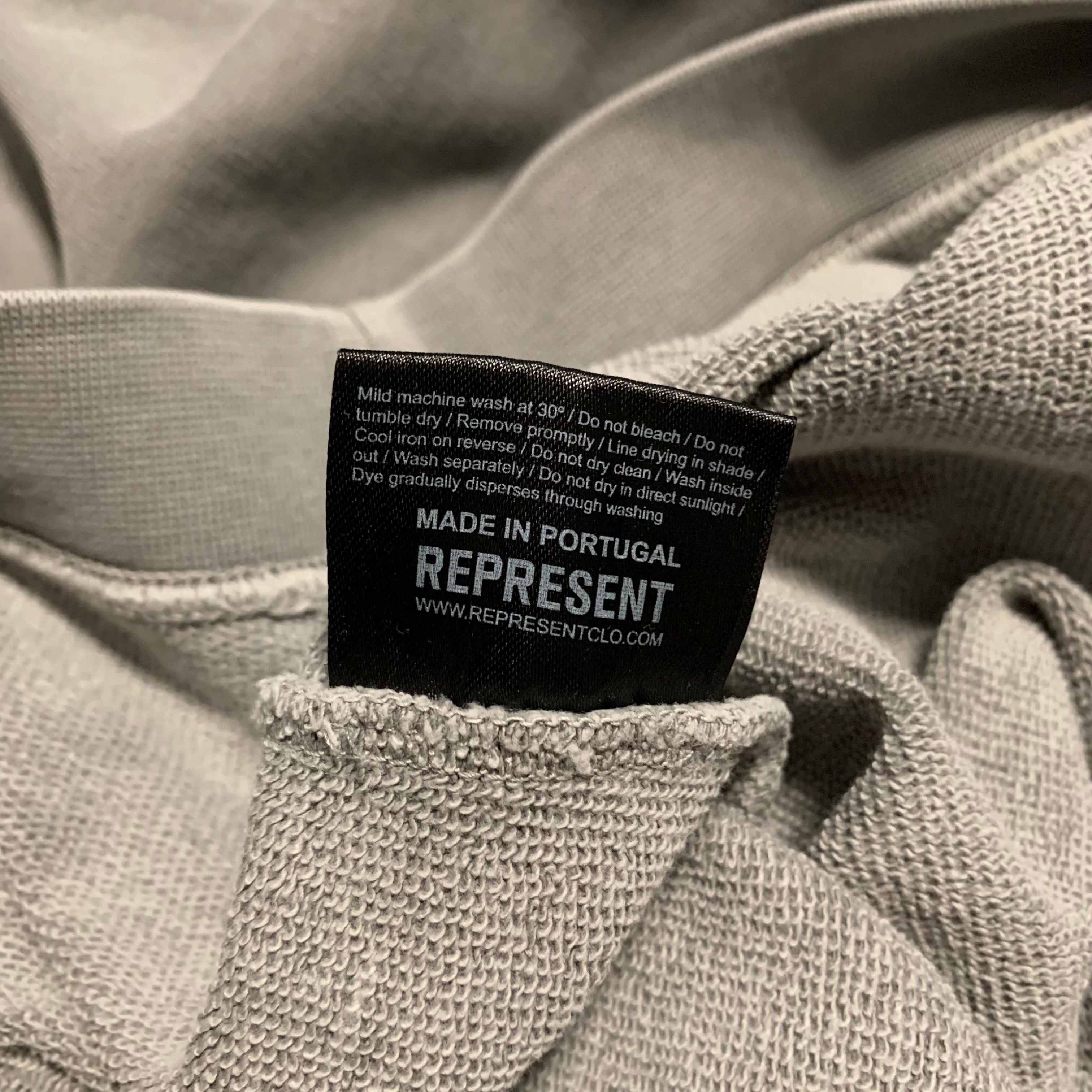 Represent Medium Initial Ultimate Grey Sweater Sweatshirt Crewneck