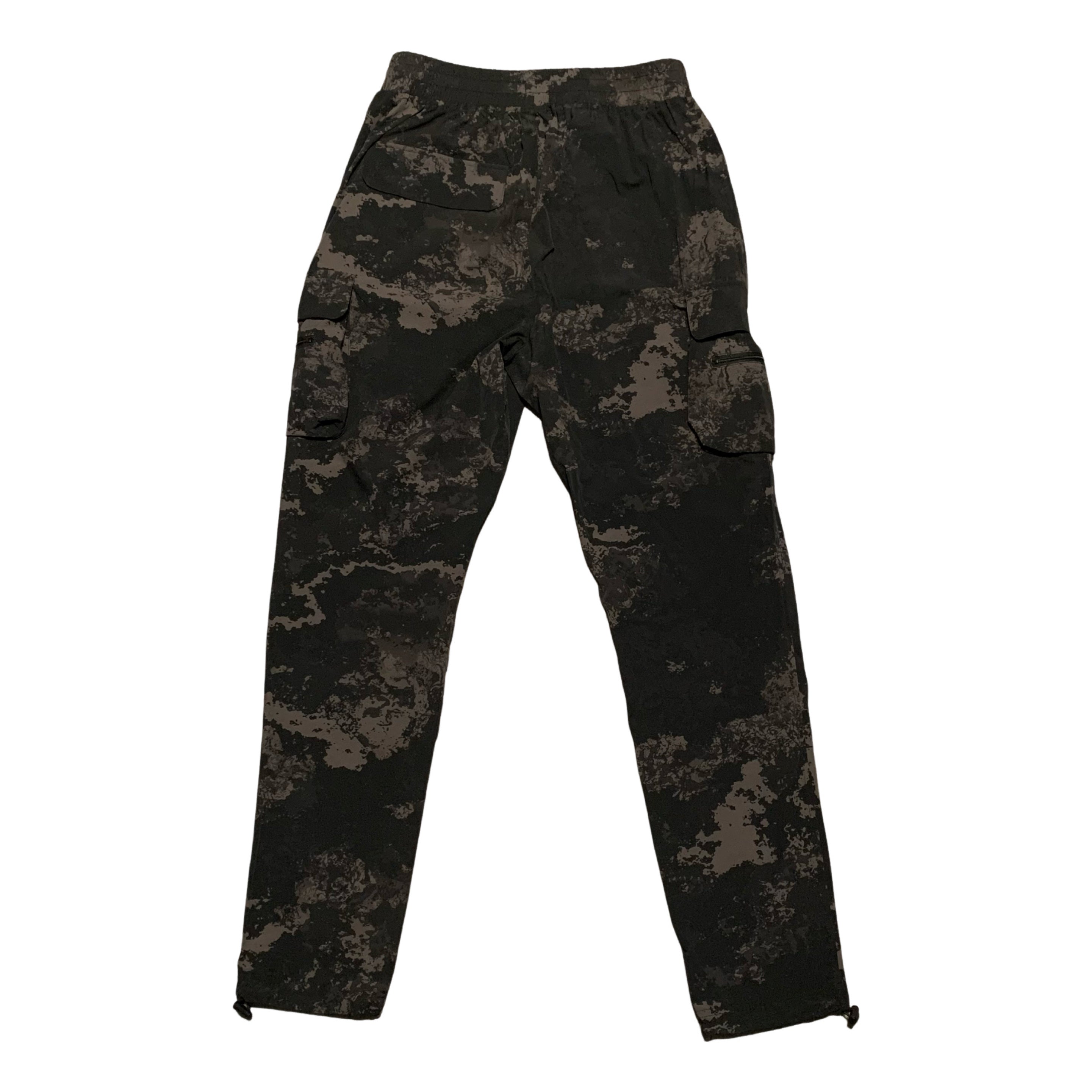 Represent Medium 247 Pants Camo Black Bottoms