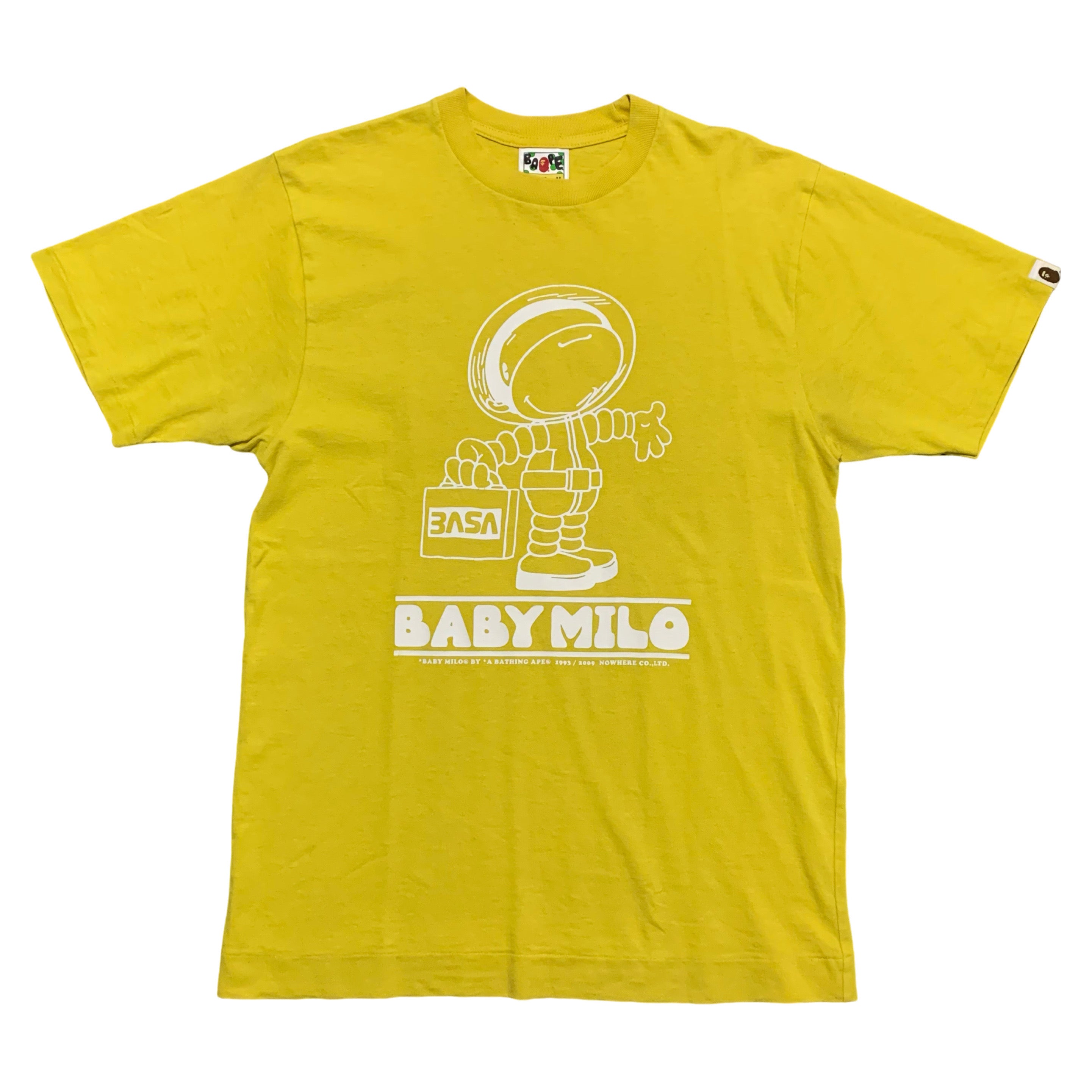 Bape Medium Baby Milo Yellow Tee A Bathing Ape