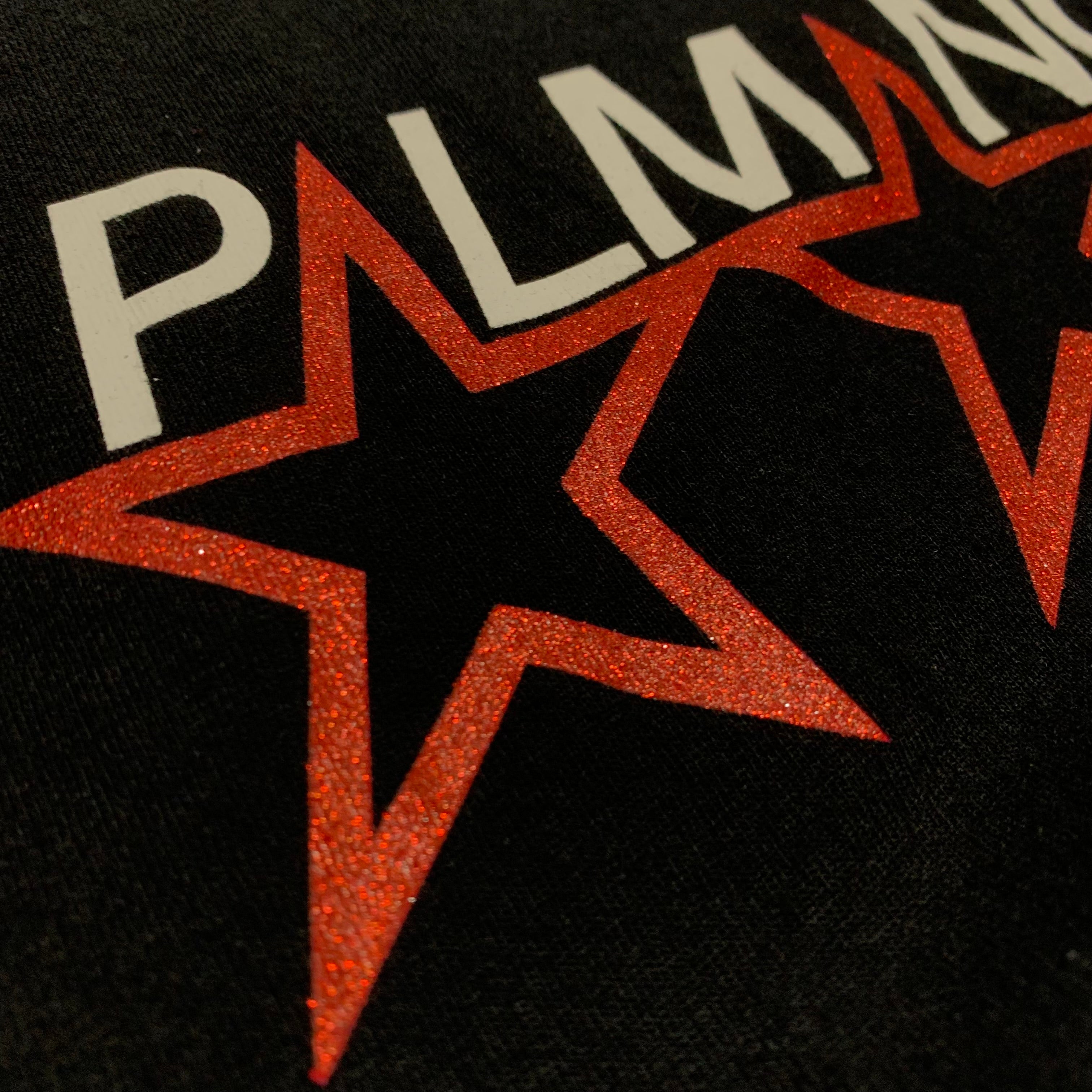 Palm Angels Small Star Graphic Black Tee