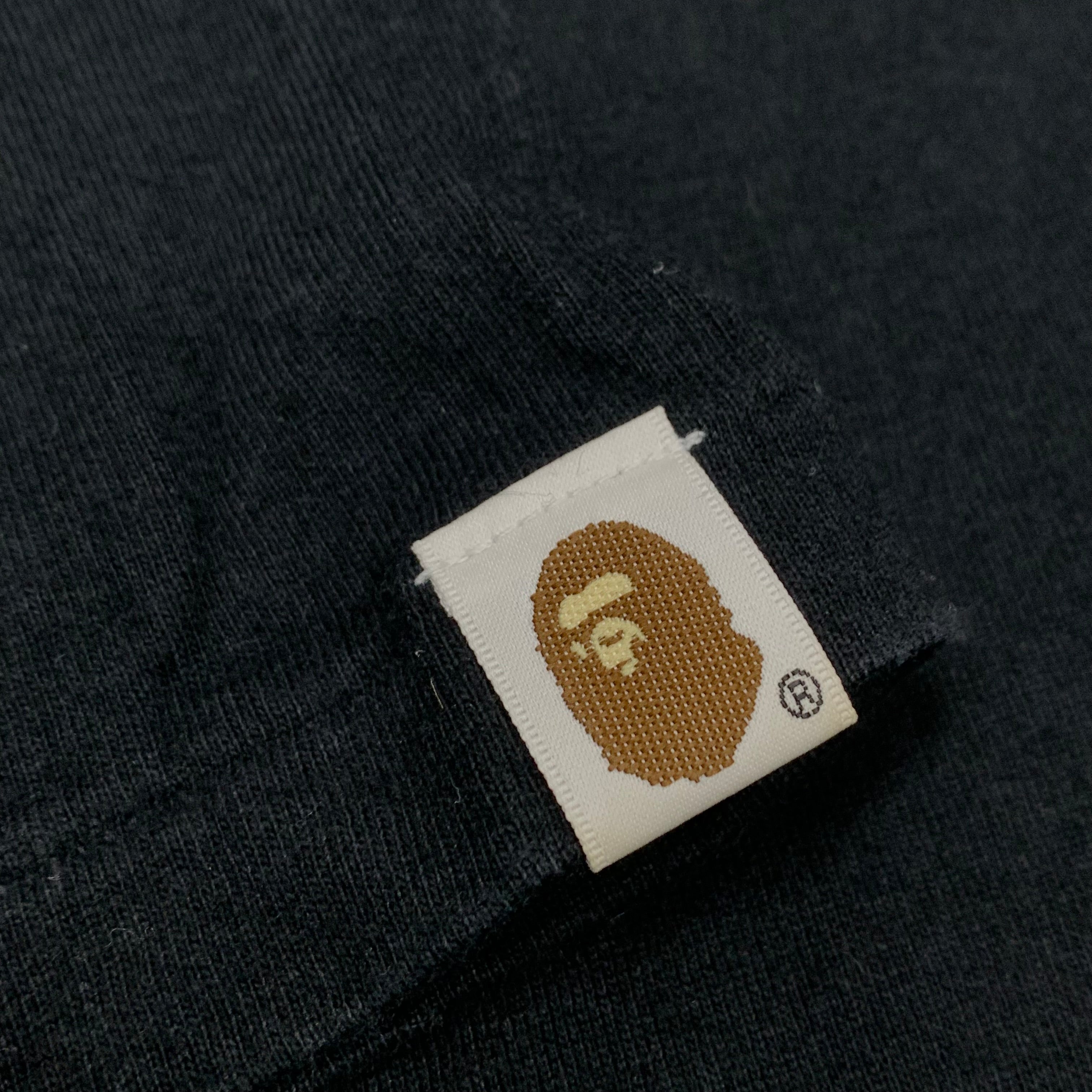 Bape XL Tee Baby Milo Black T-Shirt A Bathing Ape 2008