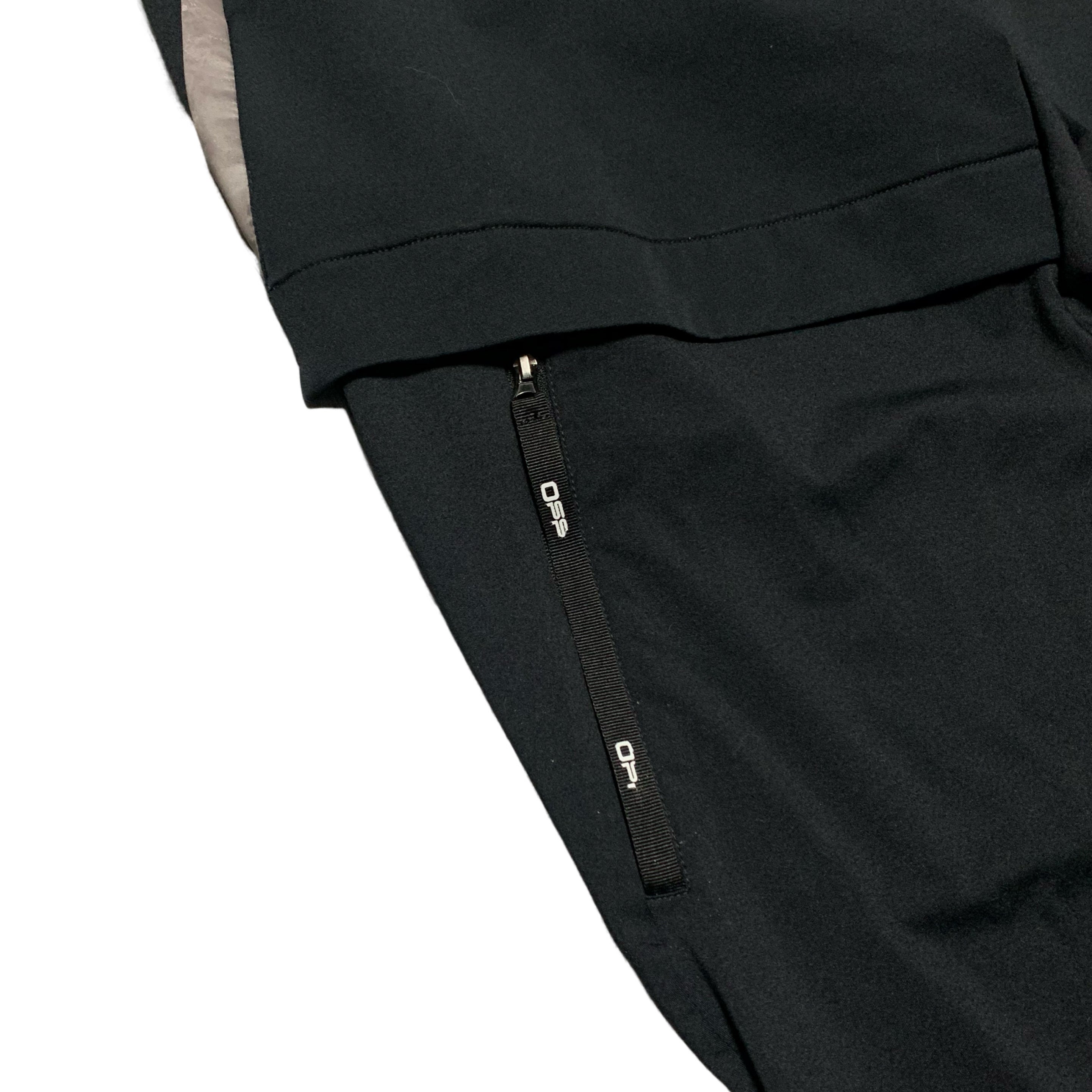 Off White Medium Arrows Active Black Jogger Track Pant Bottoms Virgil Abloh