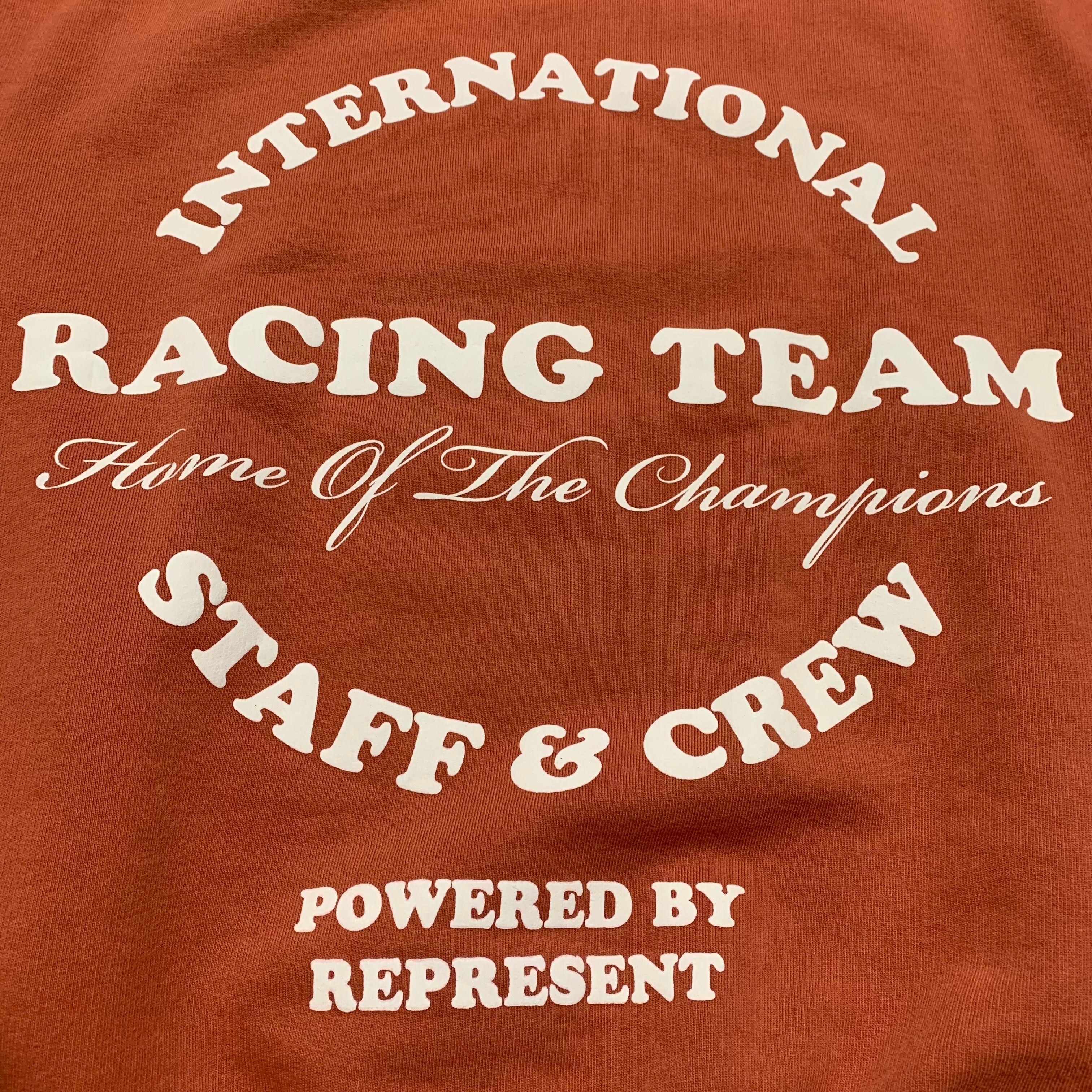 Represent XS Racing Team Coral Orange Sweatshirt Crewneck