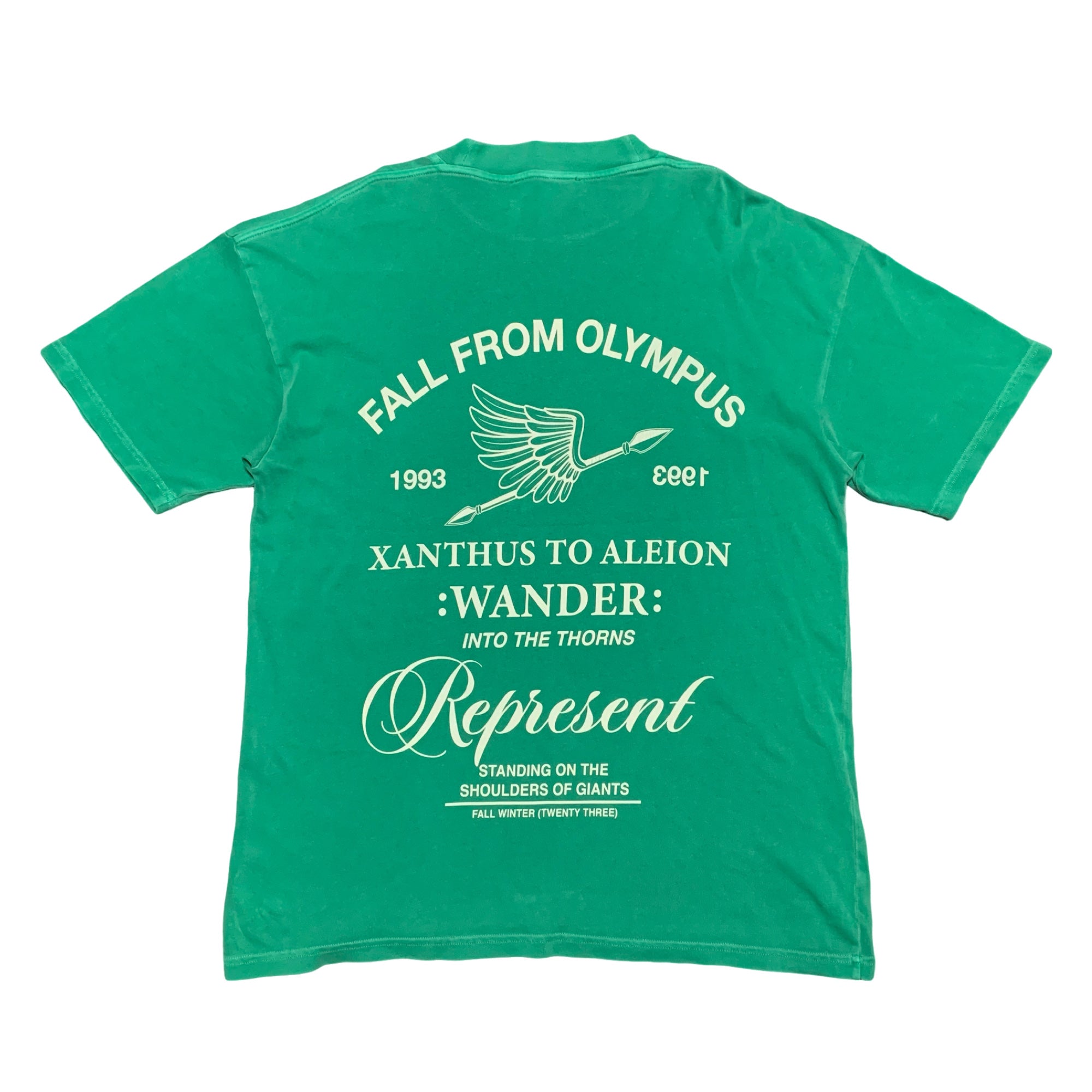 Represent XXS Fall From Olympus Island Green Tee