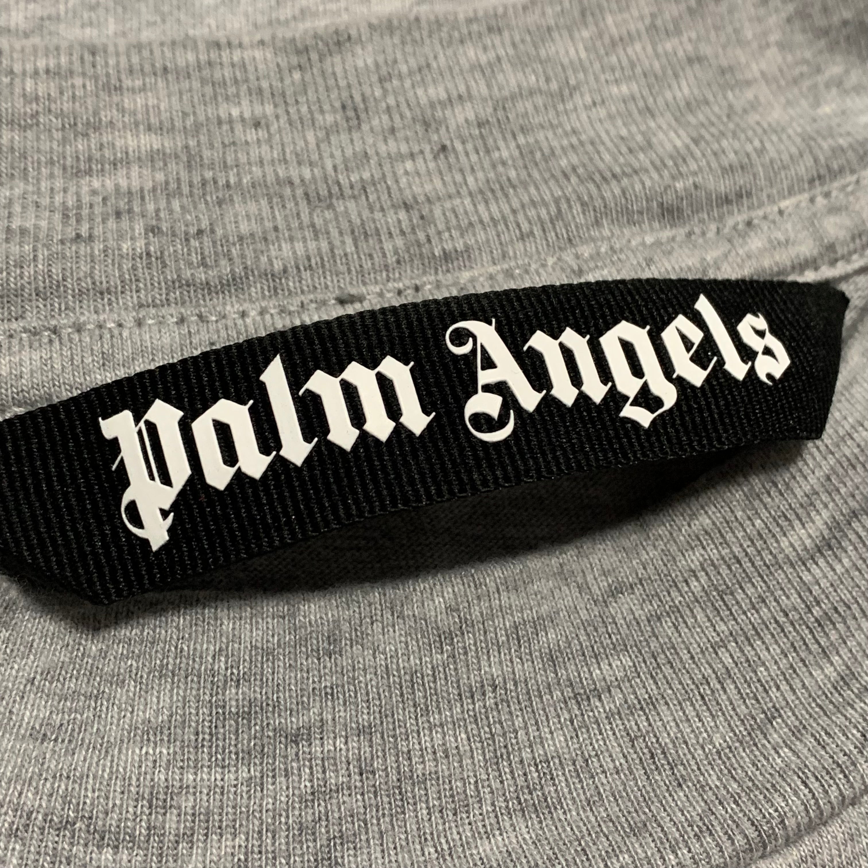 Palm Angels Small Classic Bear Grey Tee