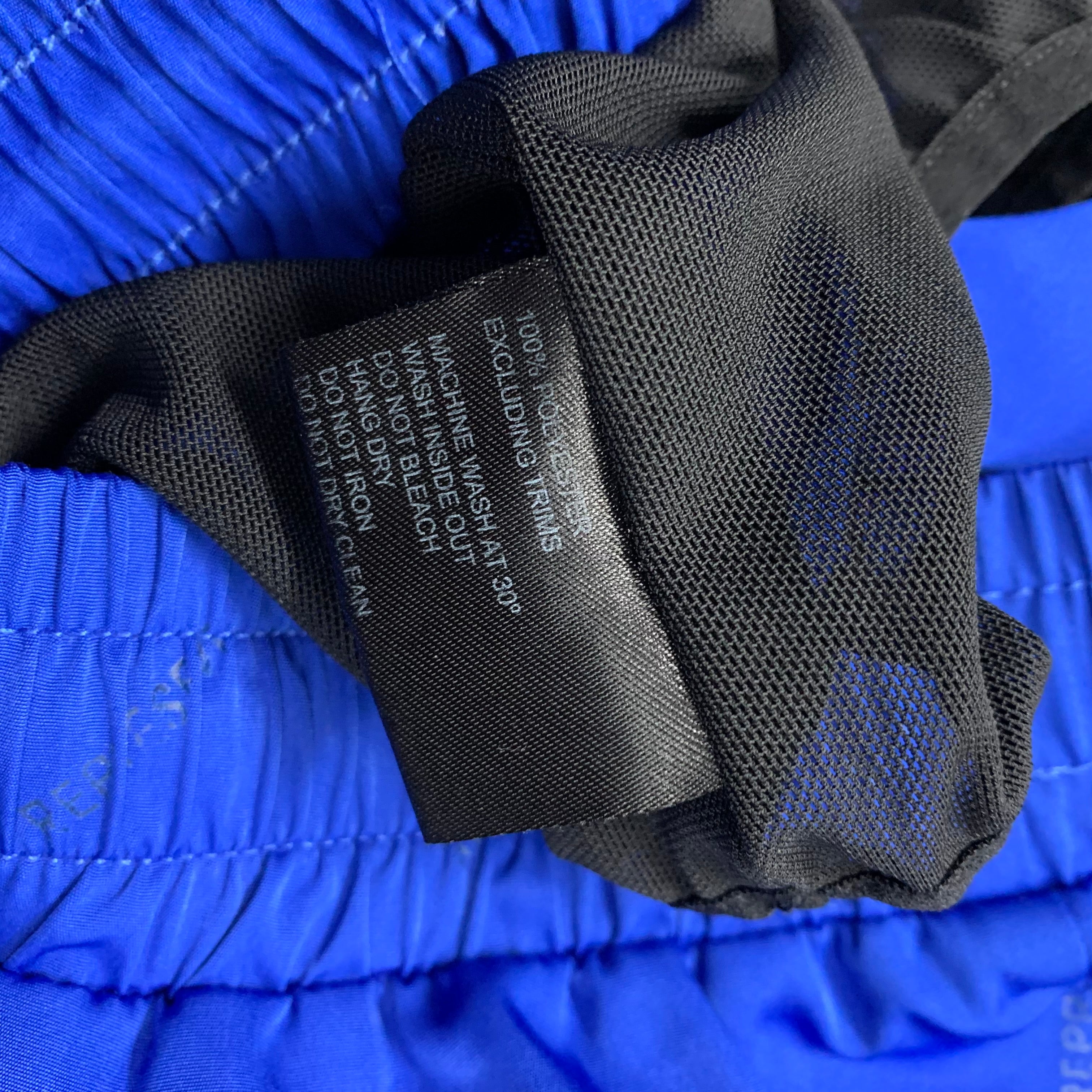 Represent Large Swim Shorts Blue Logo Bottoms